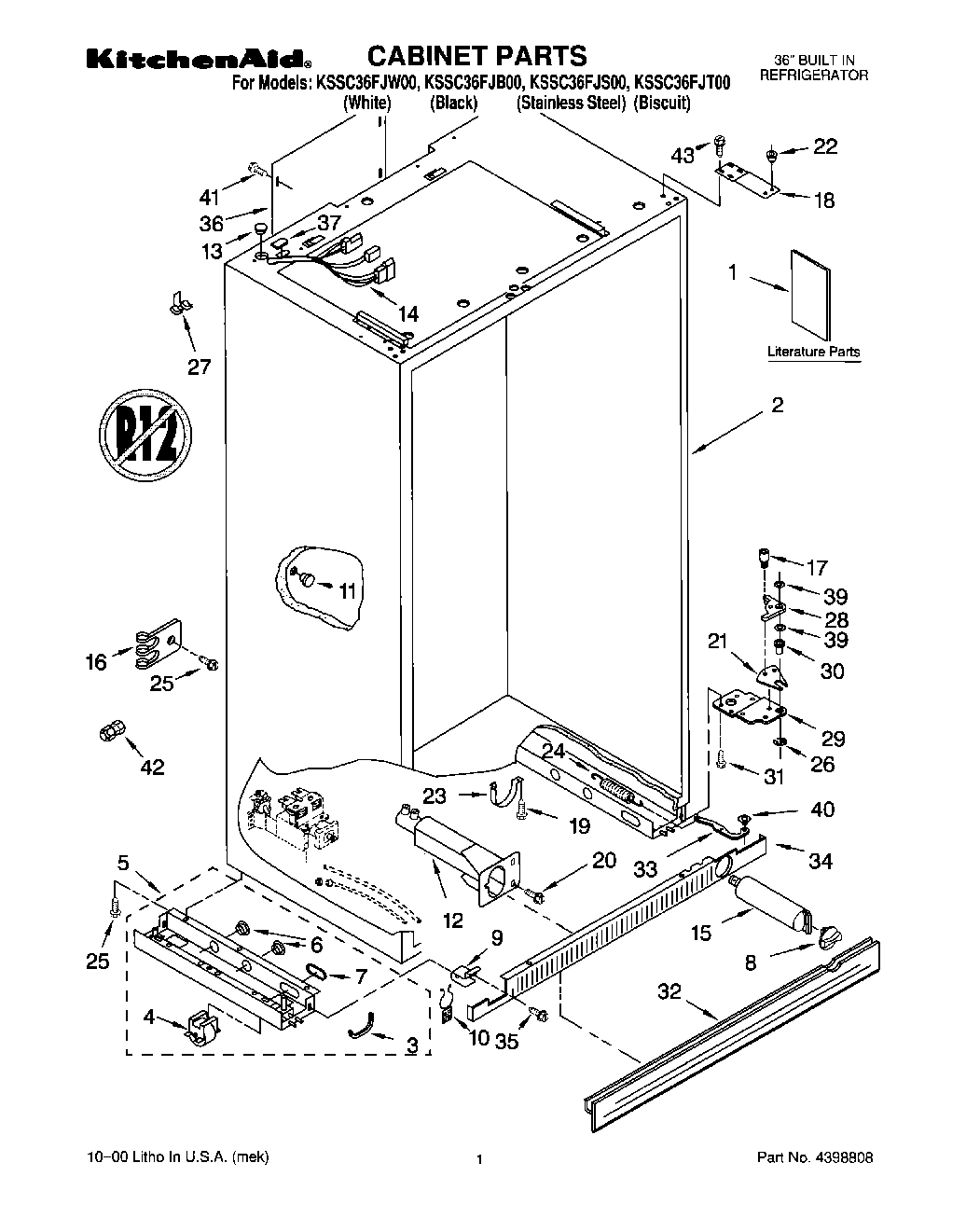 01 - CABINET, LITERATURE