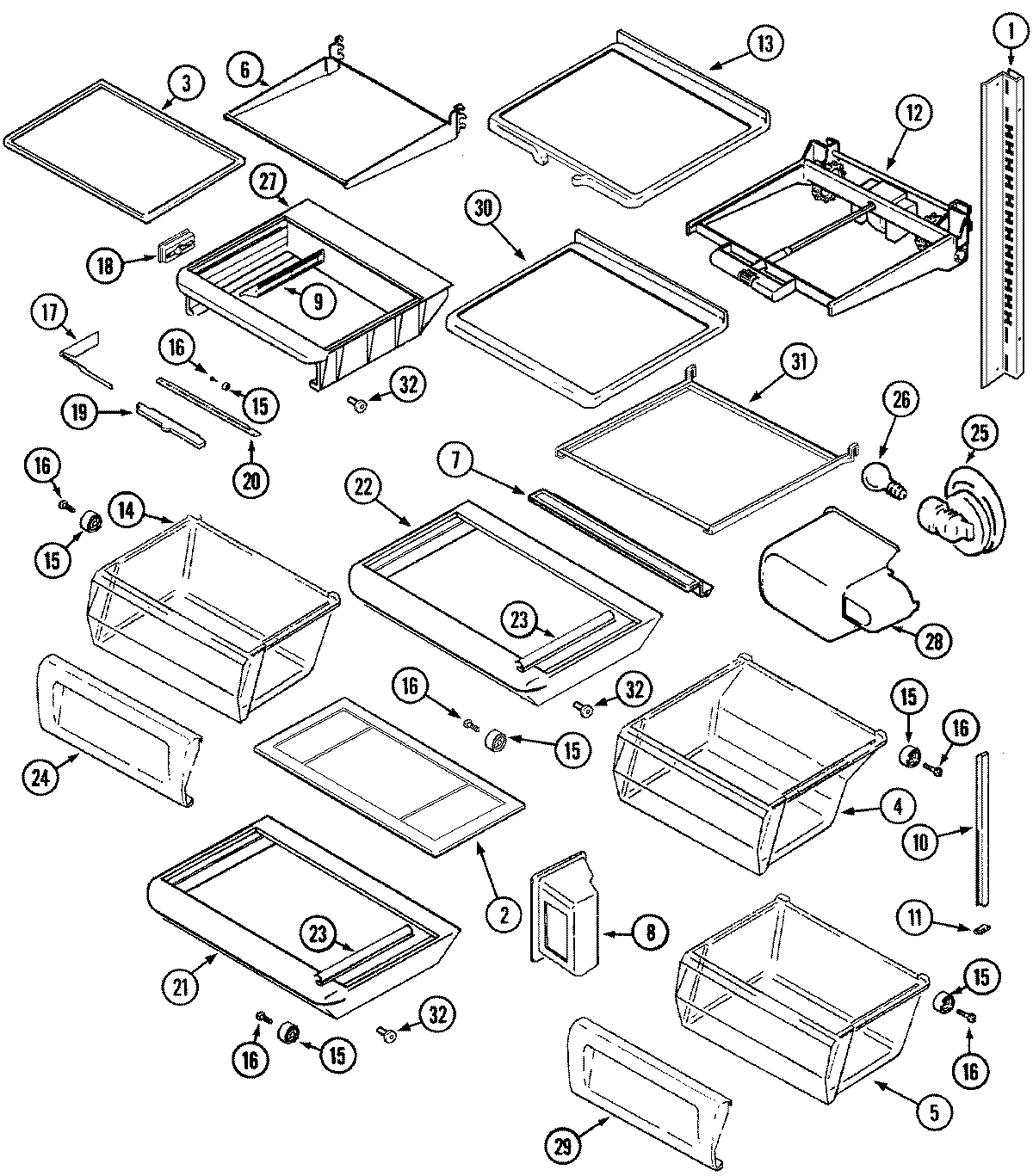 11 - SHELVES & ACCESSORIES