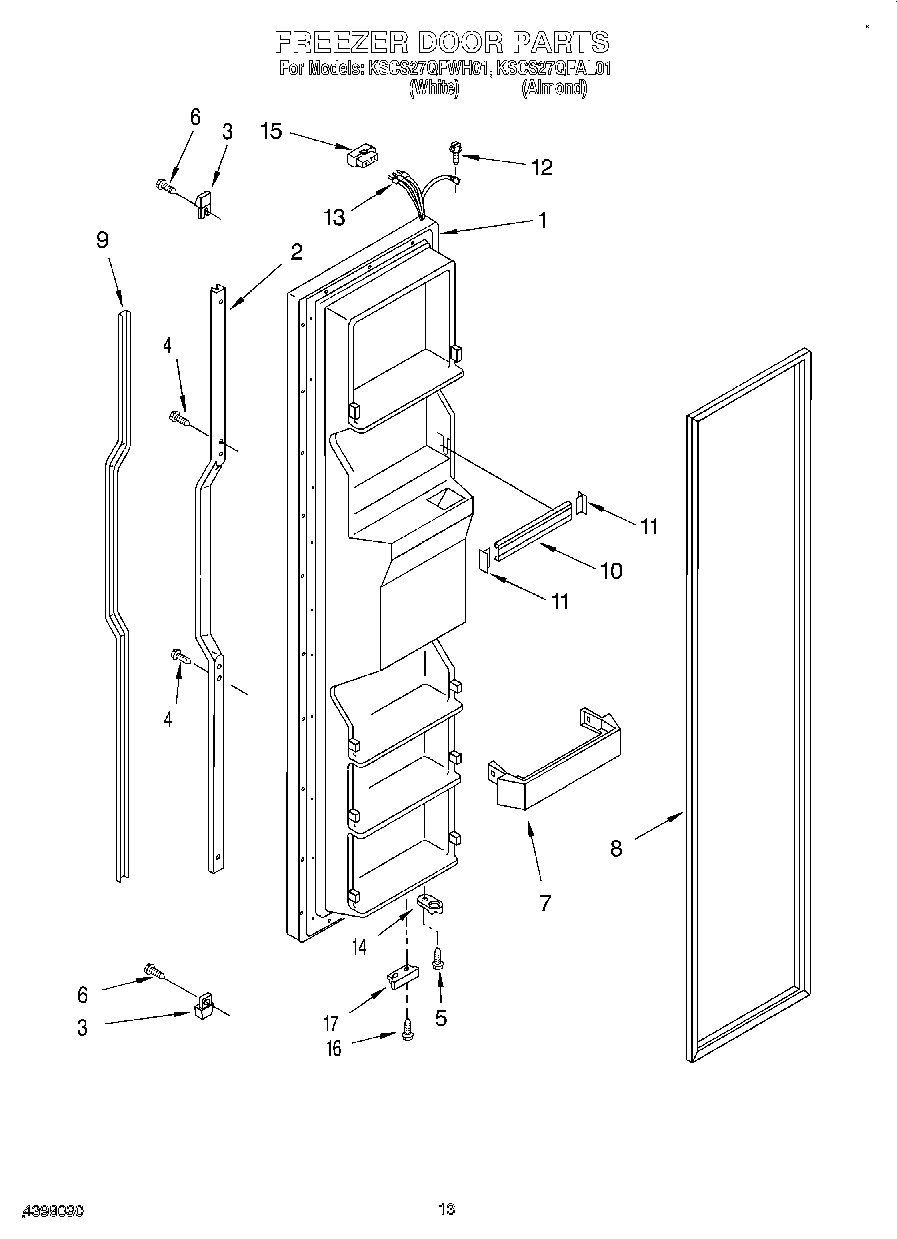 08 - FREEZER DOOR