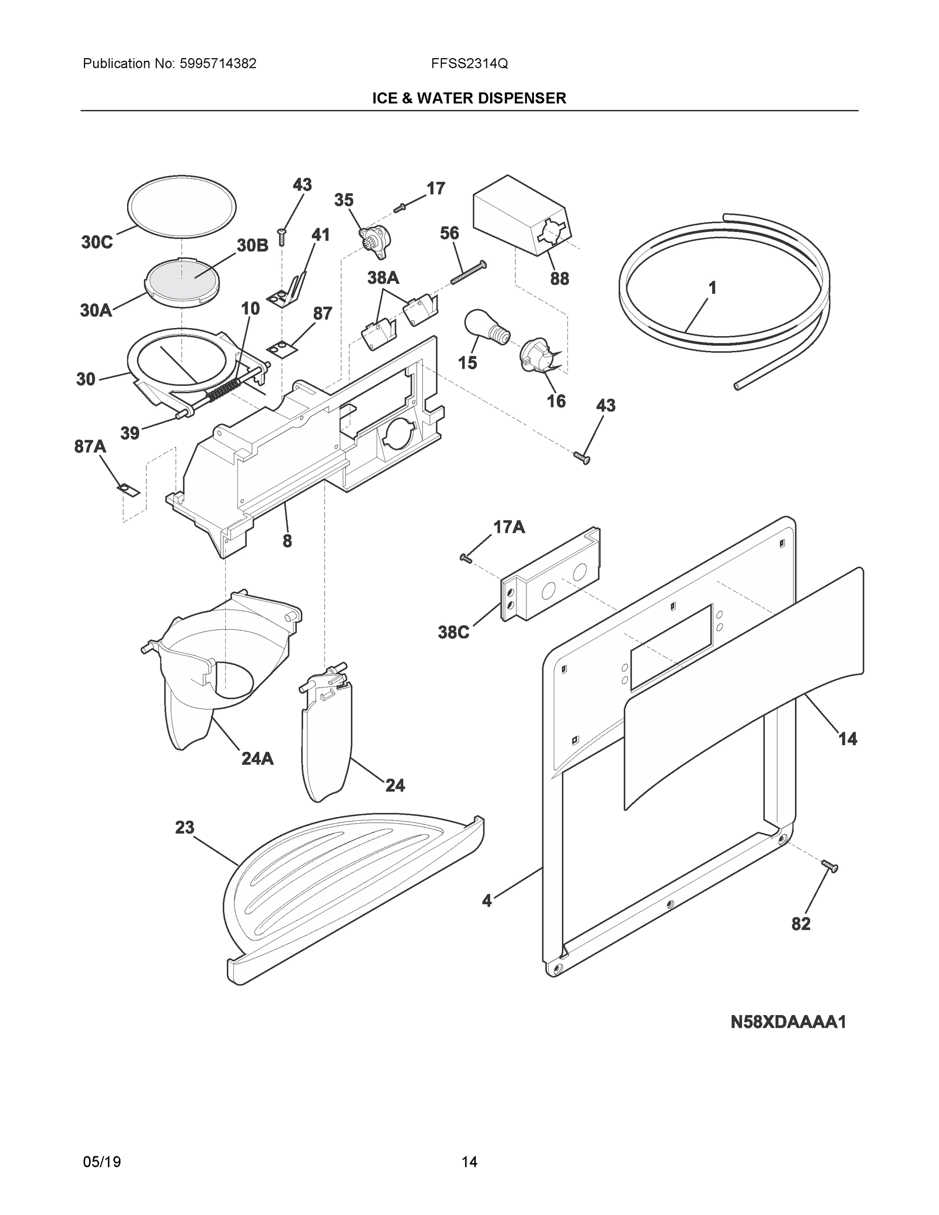 08 - ICE & WATER DISPENSER