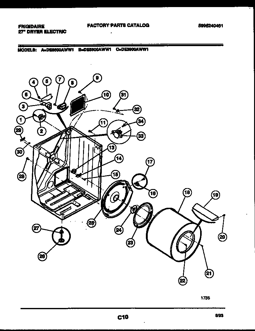 02 - CABINET AND COMPONENT PARTS