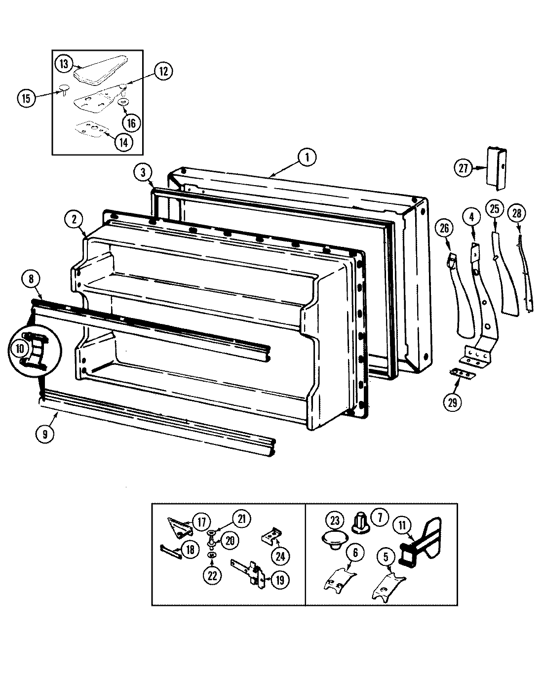 03 - FREEZER DOOR