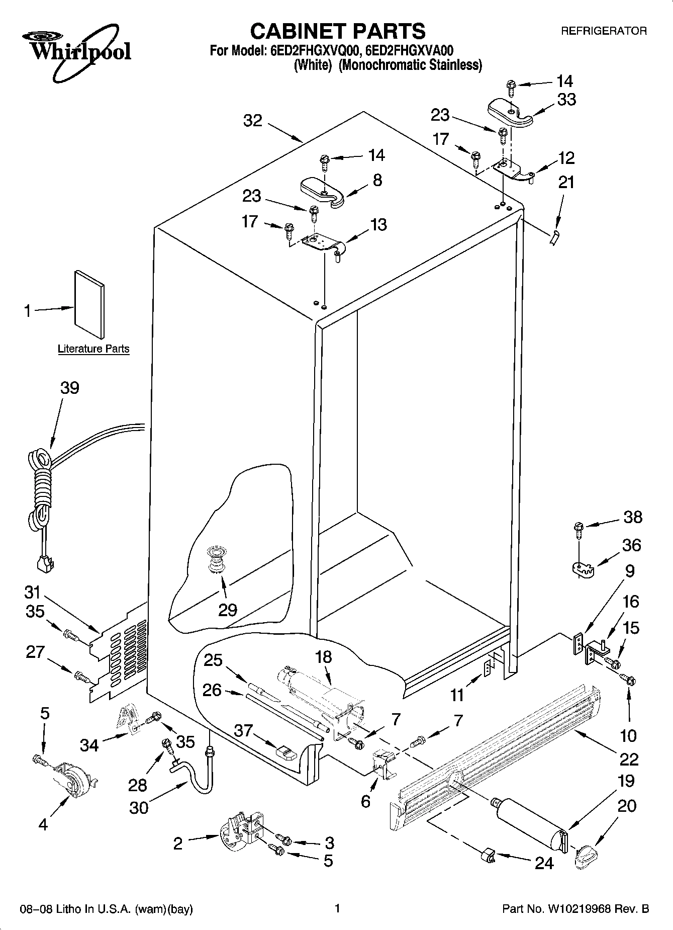 01 - CABINET PARTS