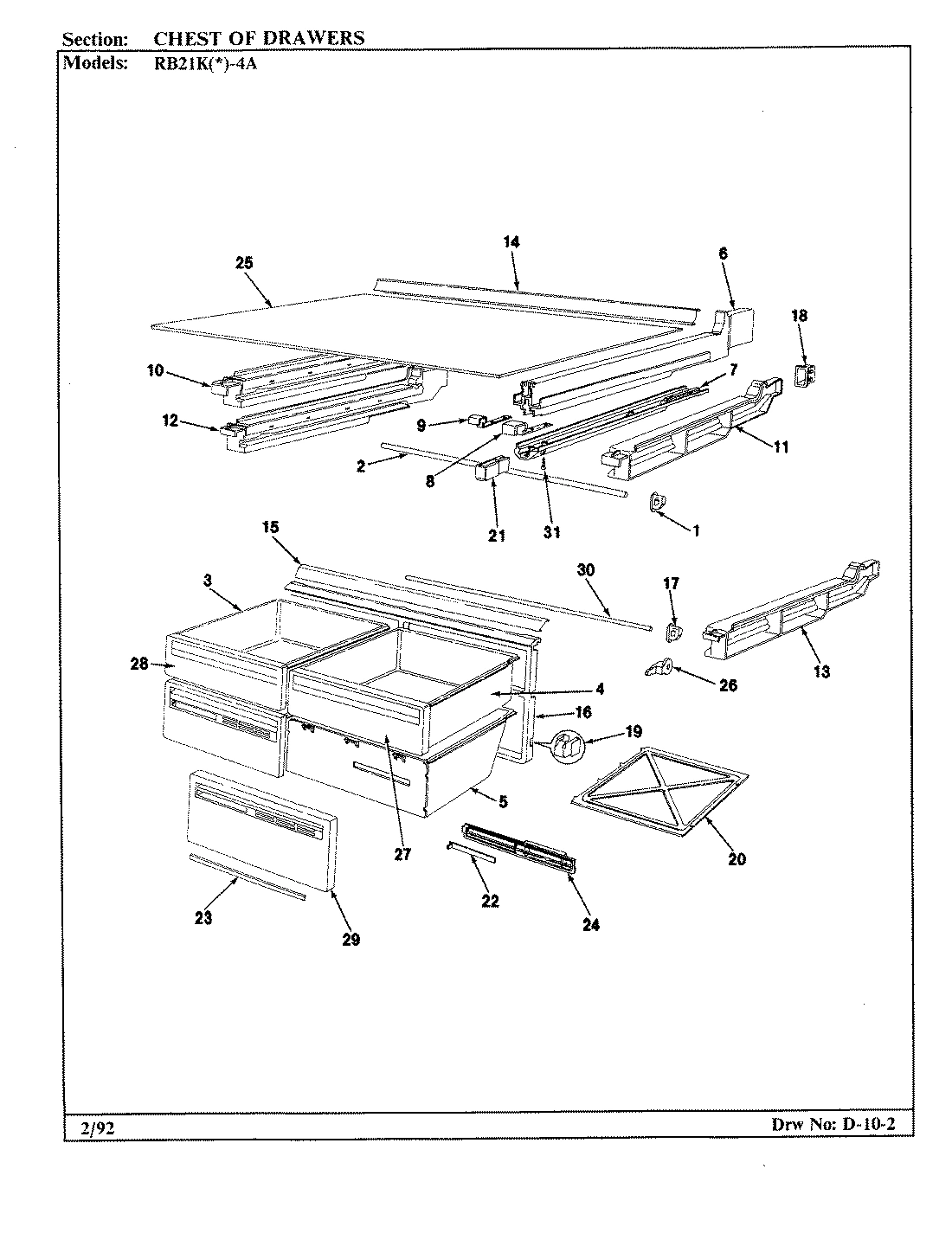 01 - CHEST OF DRAWERS