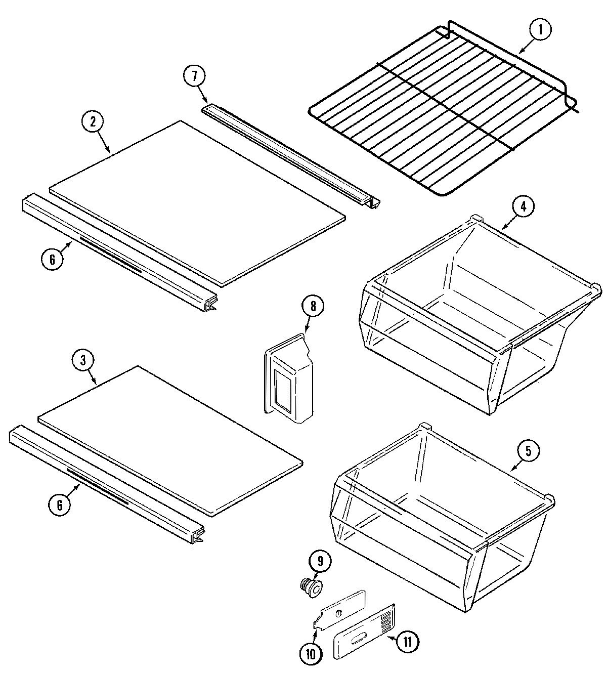 12 - SHELVES & ACCESSORIES