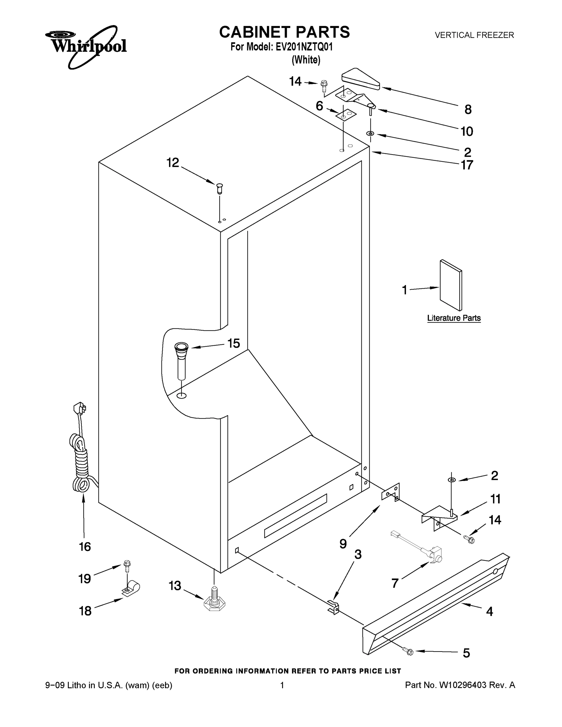 01 - CABINET PARTS