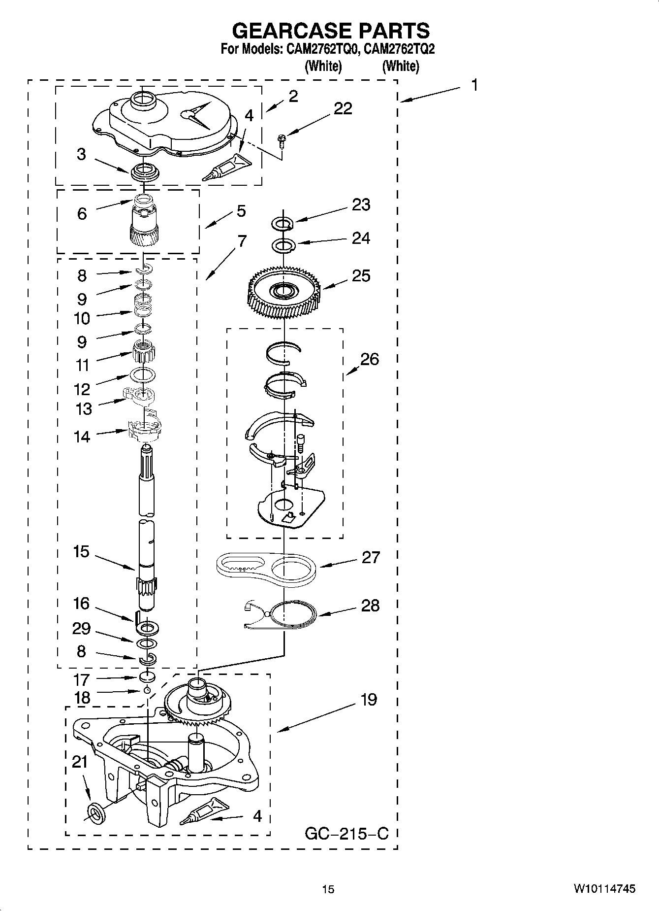 10 - GEARCASE PARTS