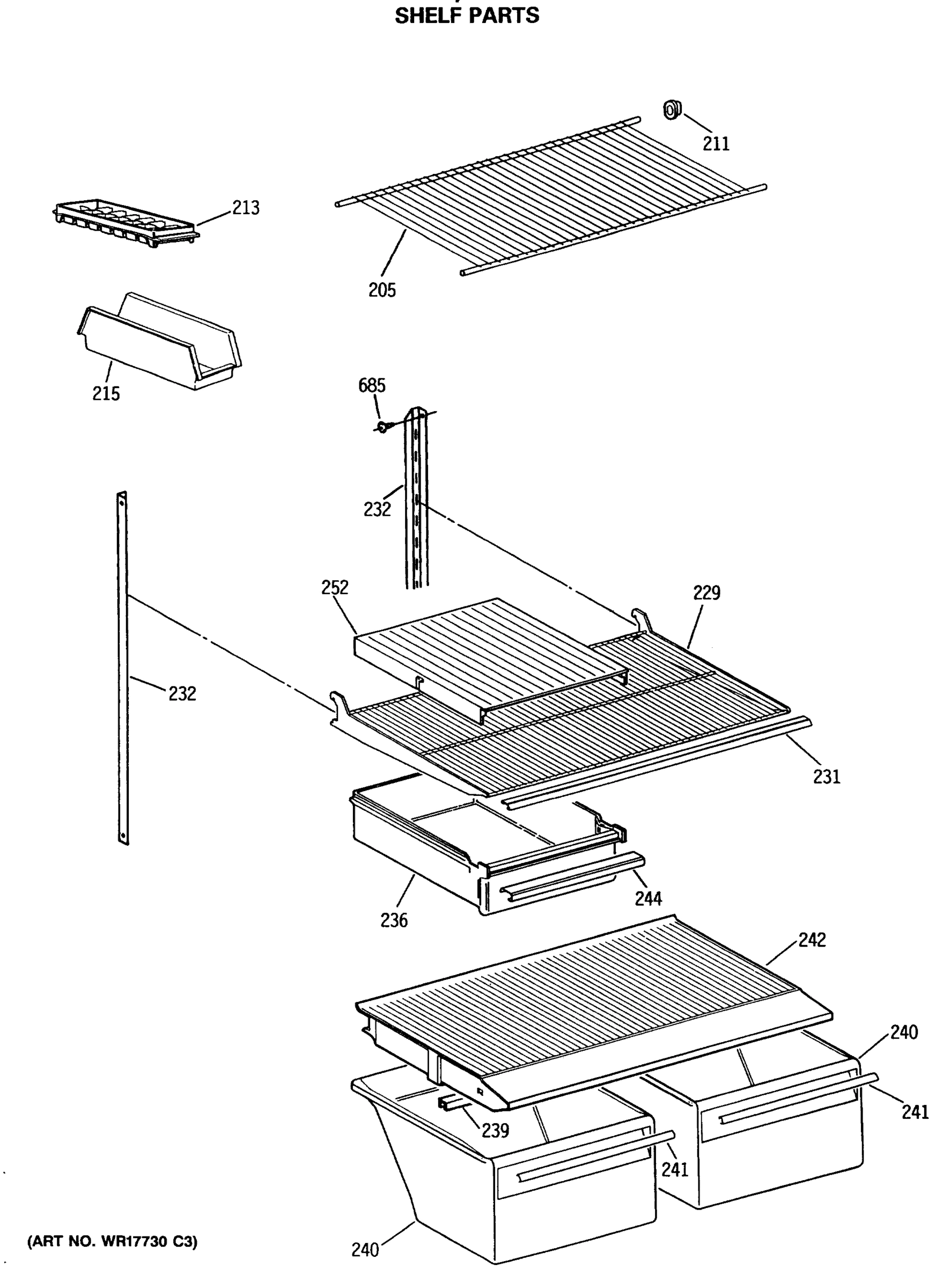 SHELF PARTS