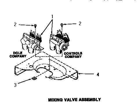 13 - MIXING VALVE ASSY