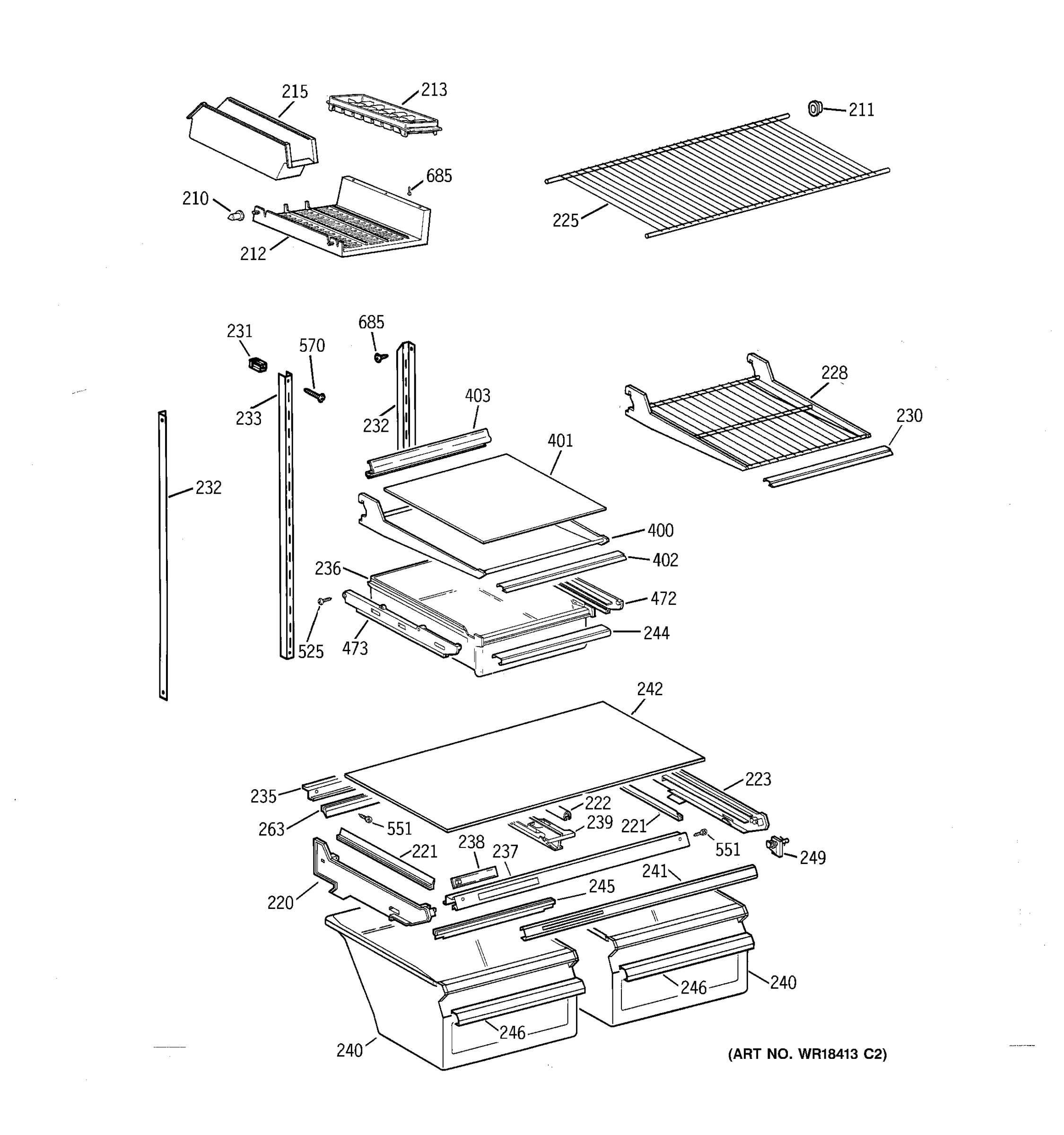 SHELF PARTS