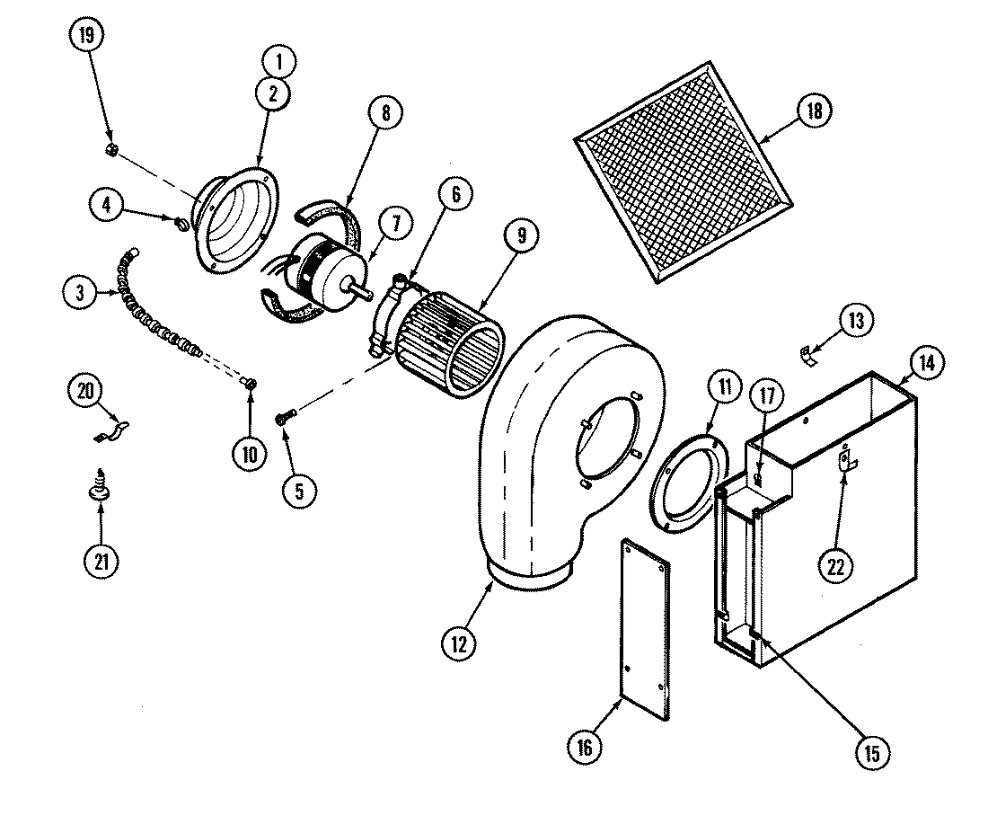 01 - BLOWER ASSEMBLY
