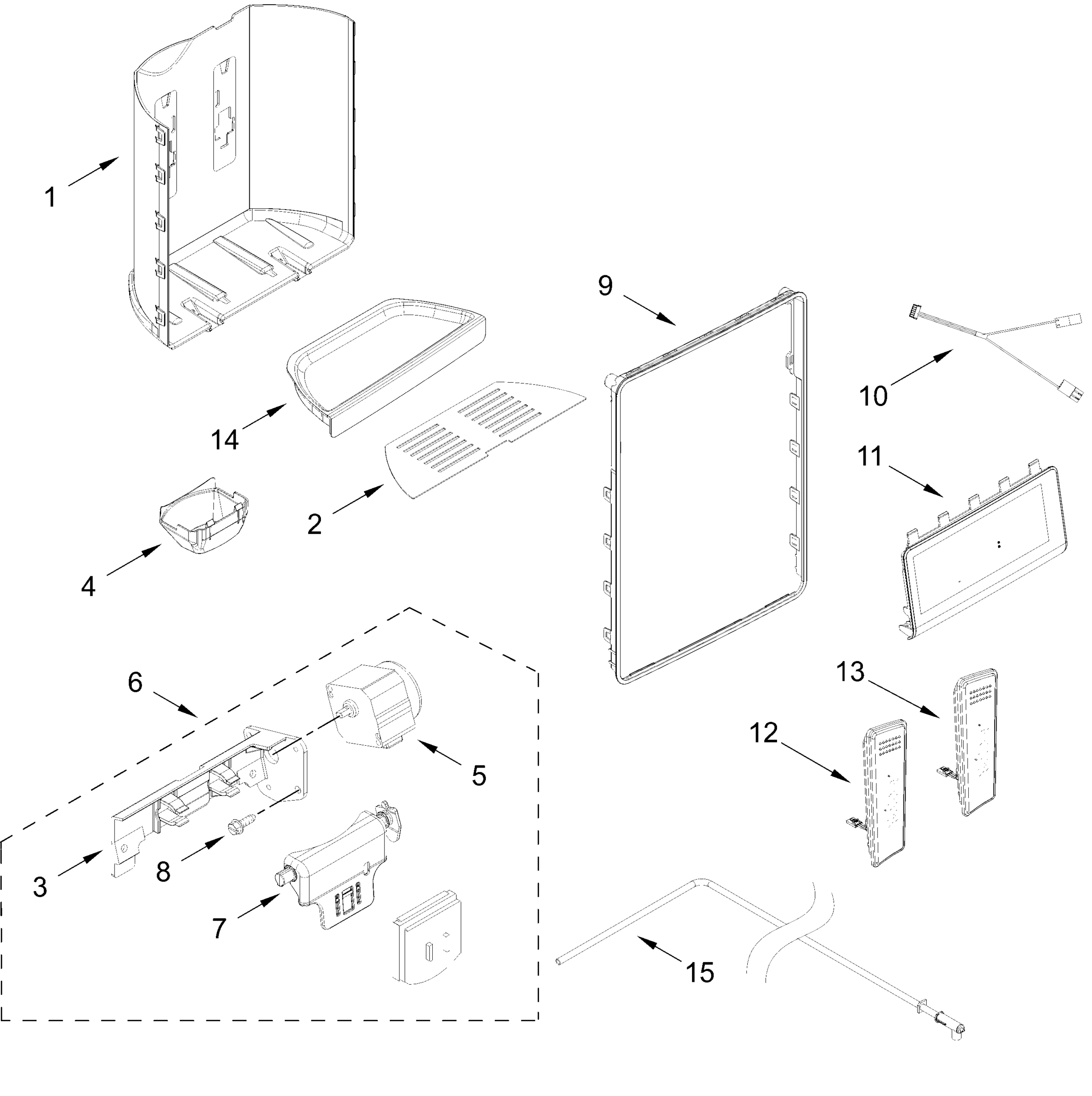 DISPENSER PARTS