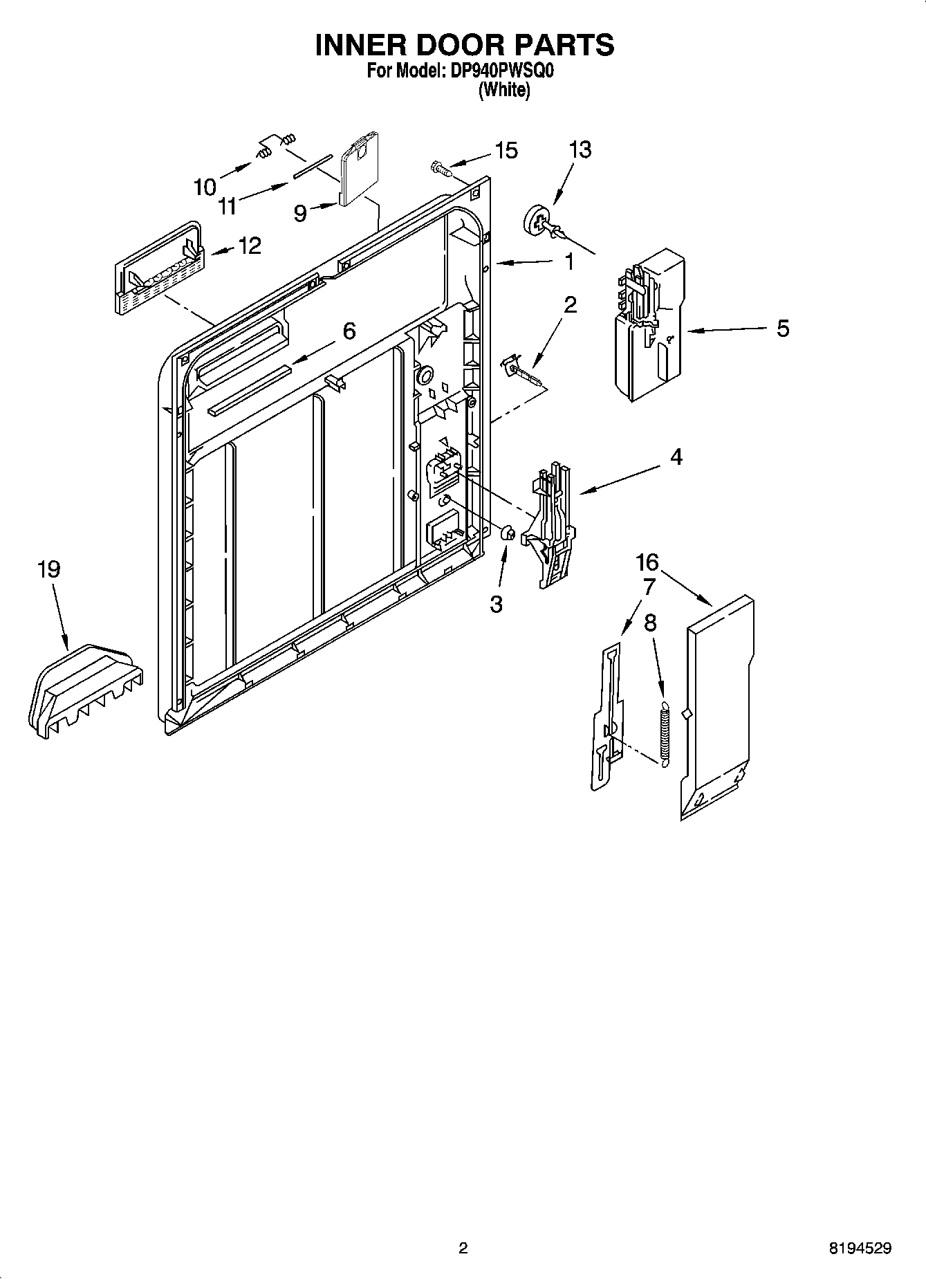02 - INNER DOOR PARTS