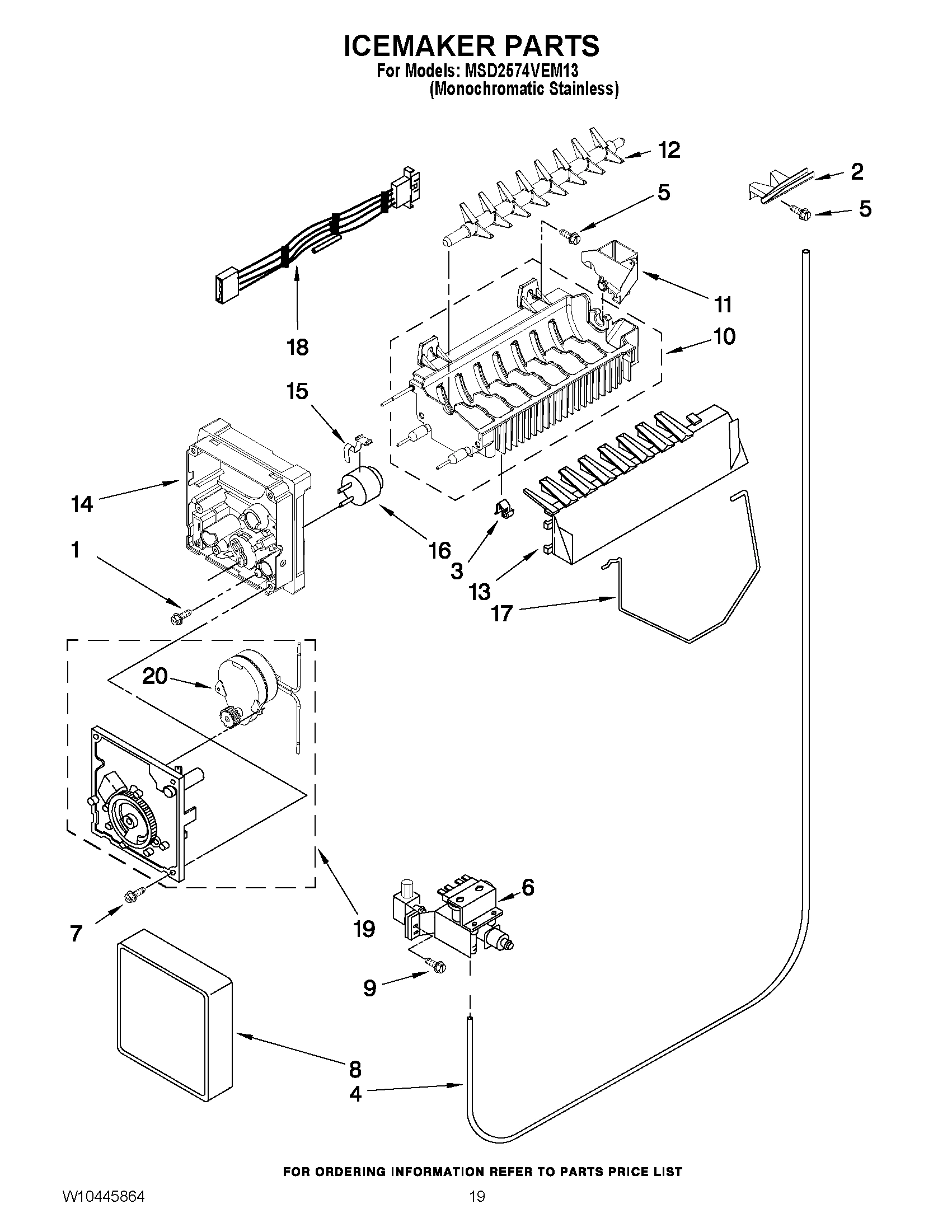 12 - ICEMAKER PARTS
