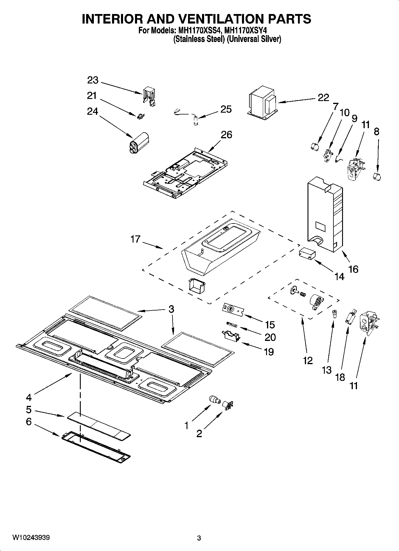 03 - INTERIOR AND VENTILATION PARTS