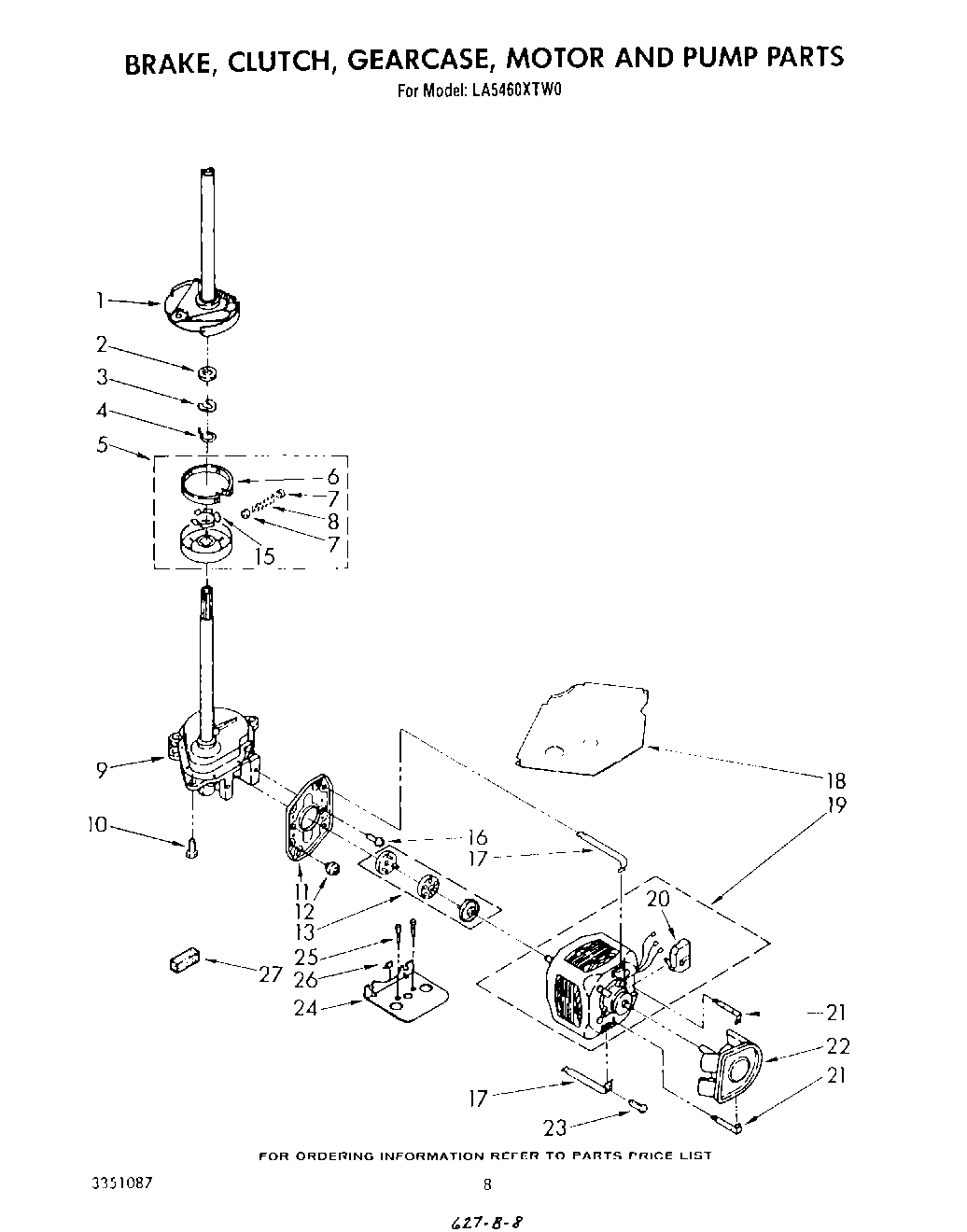 06 - BRAKE, CLUTCH, GEARCASE, MOTOR AND PUMP