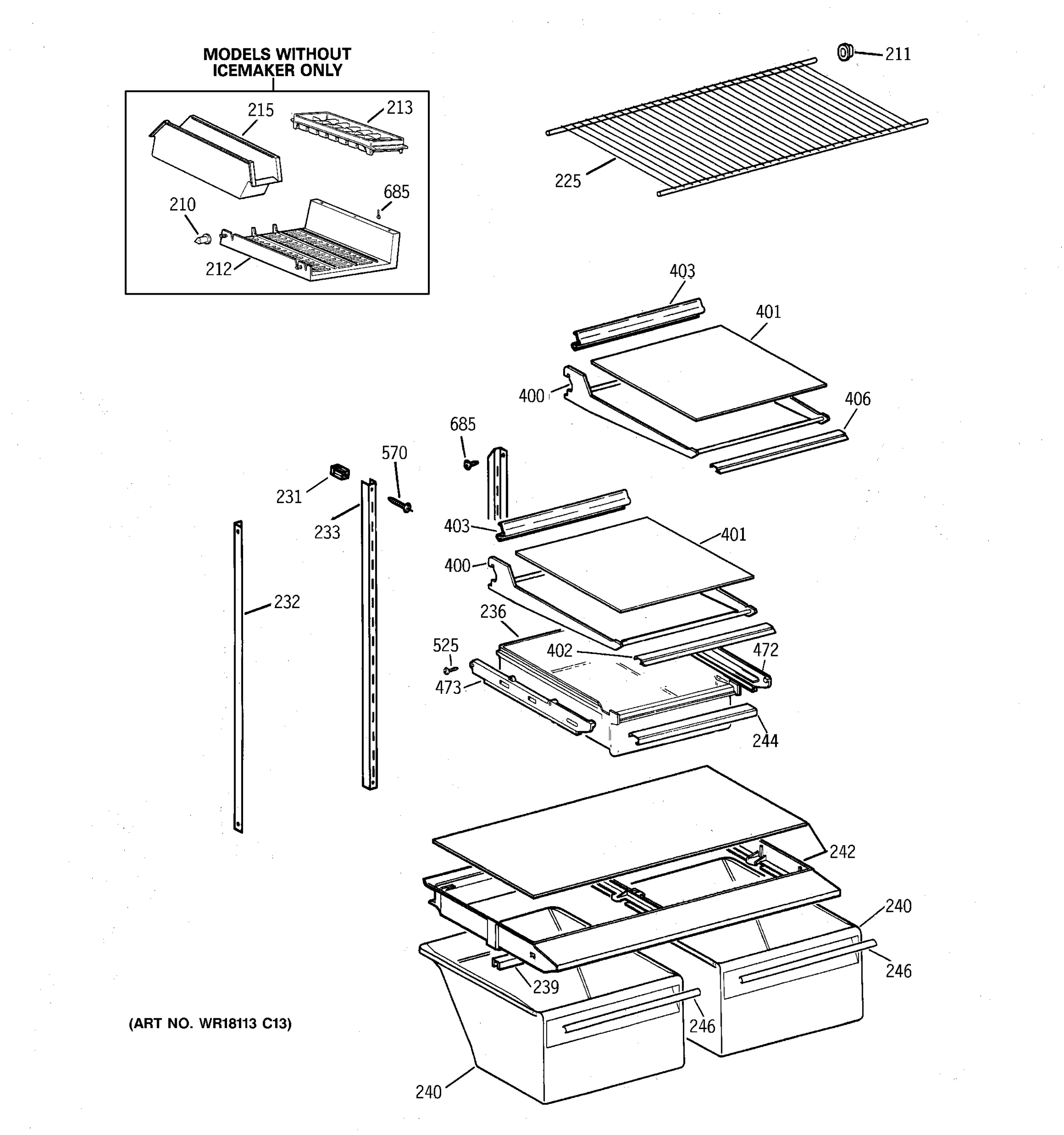 SHELF PARTS