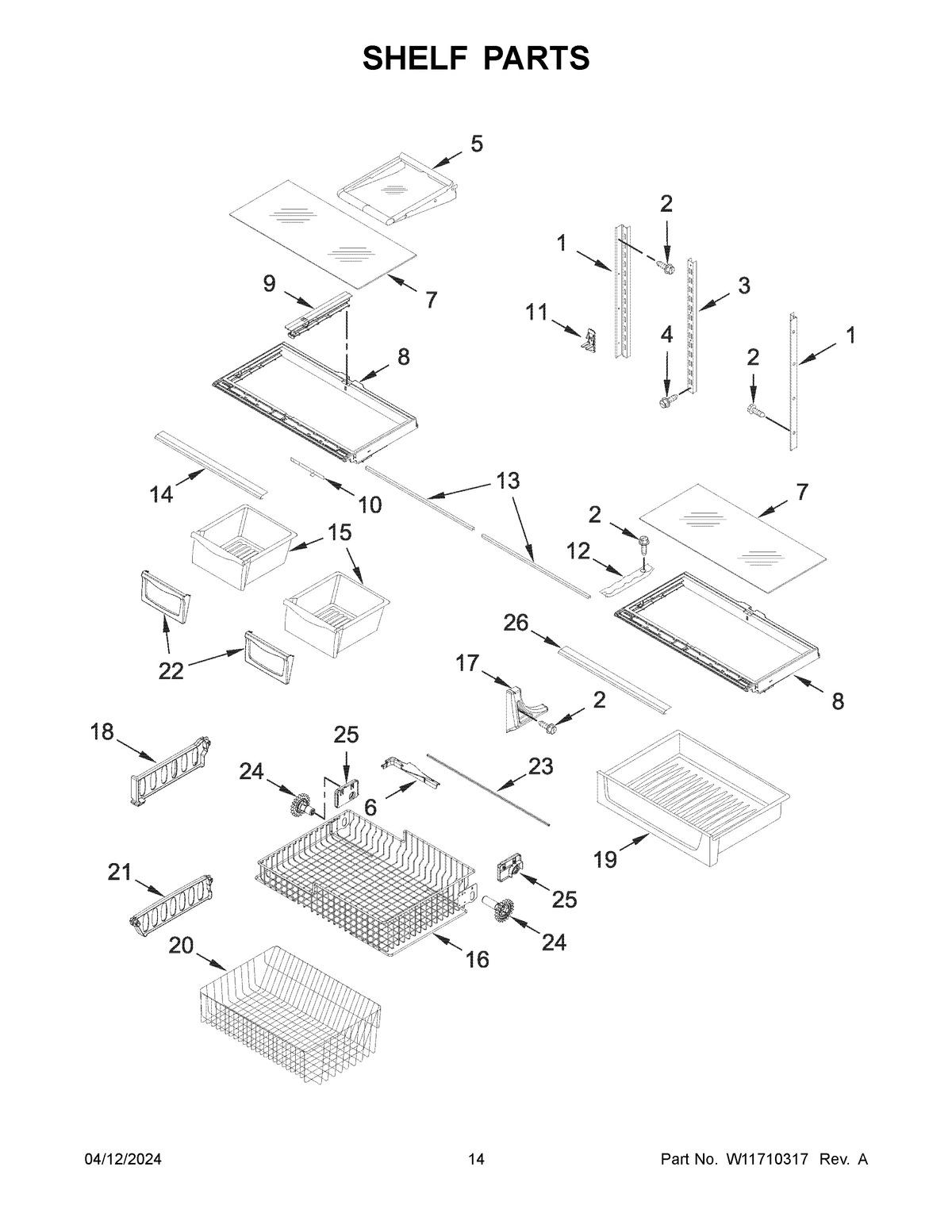 08 - SHELF PARTS