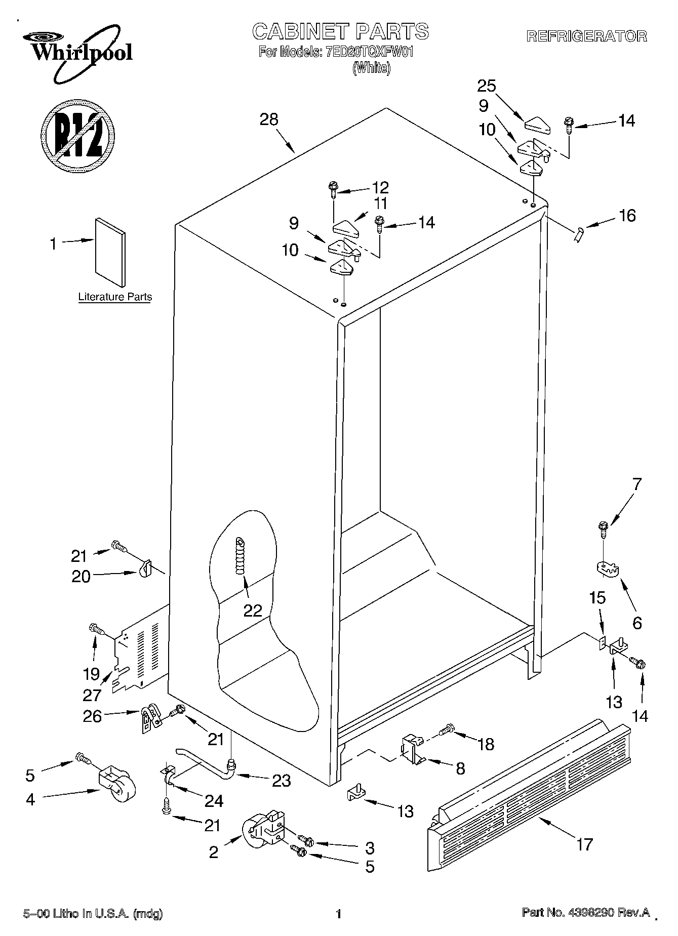 01 - CABINET, LITERATURE