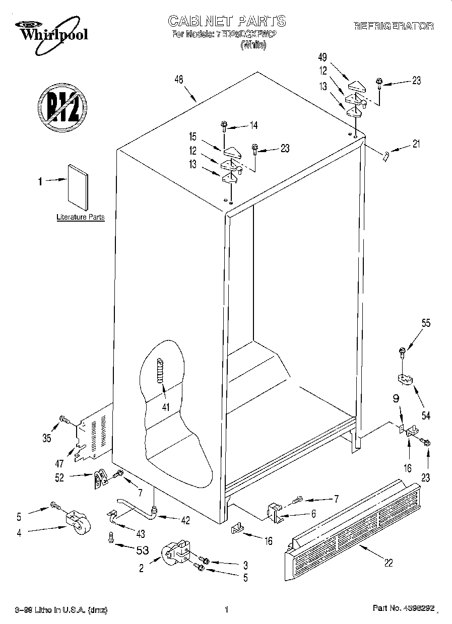 01 - CABINET, LITERATURE