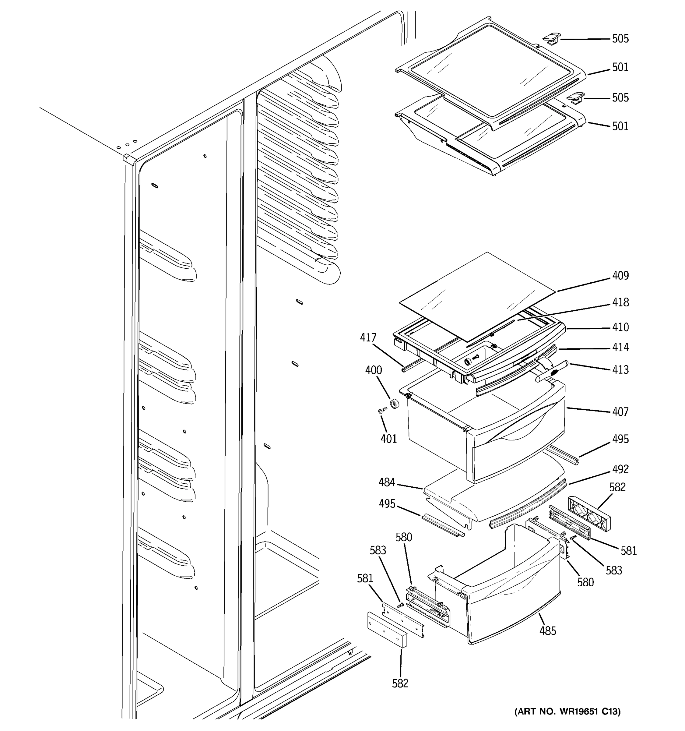 FRESH FOOD SHELVES