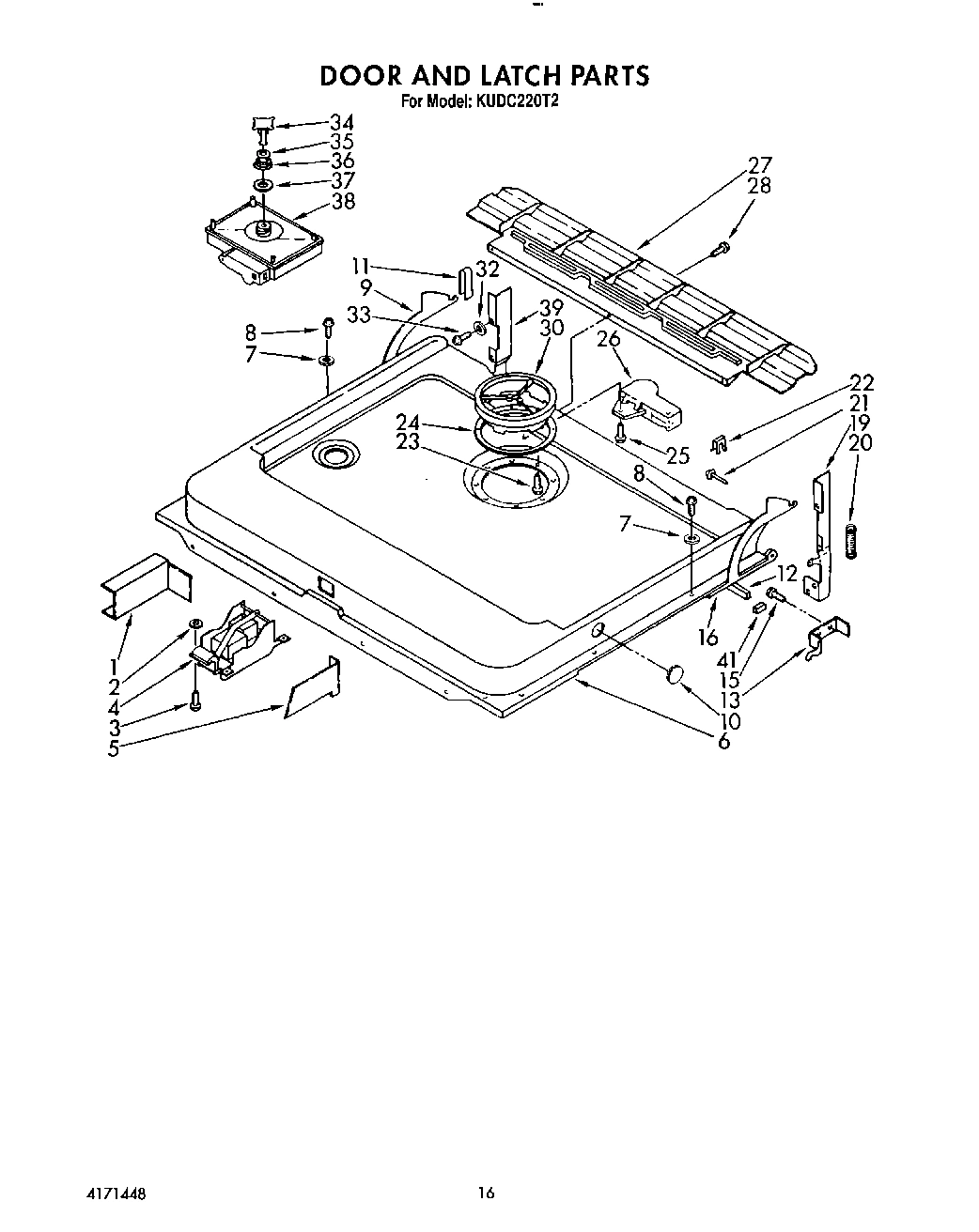 13 - DOOR AND LATCH