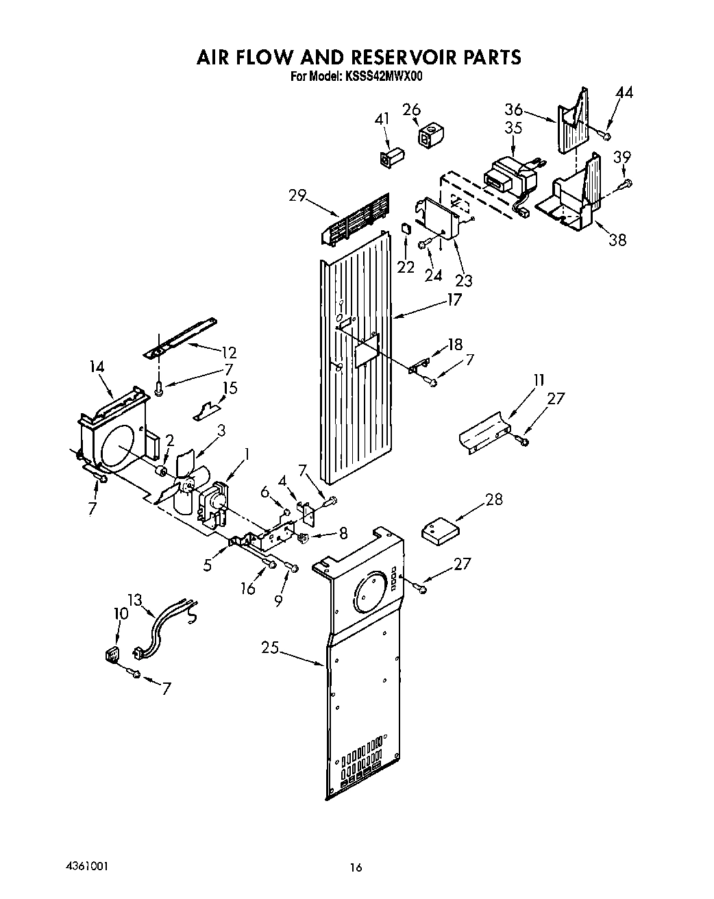 14 - AIR FLOW AND RESERVOIR