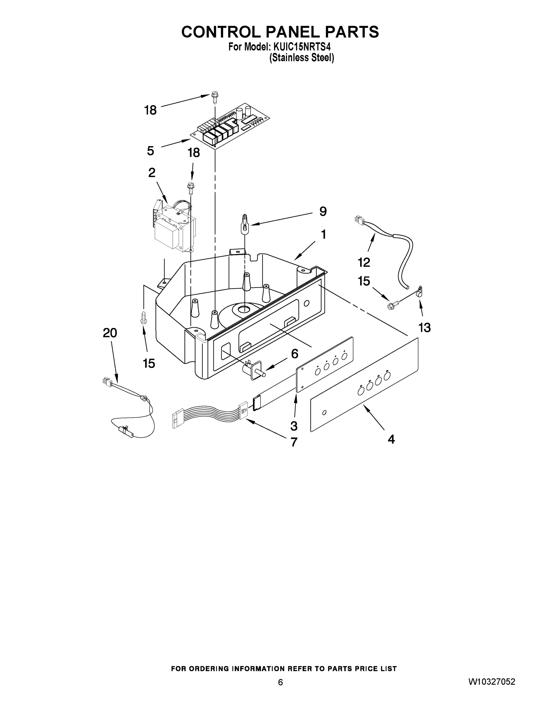 04 - CONTROL PANEL PARTS