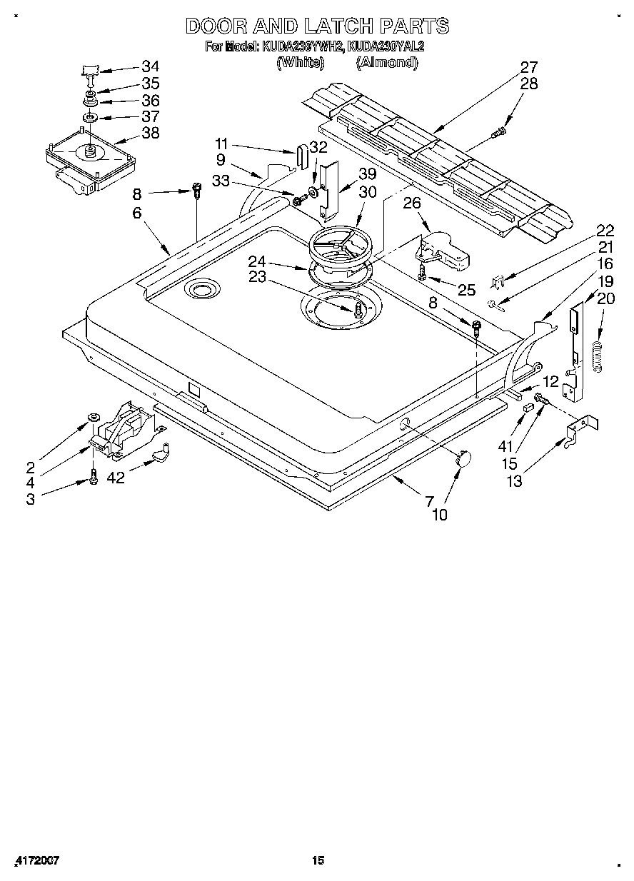 12 - DOOR AND LATCH