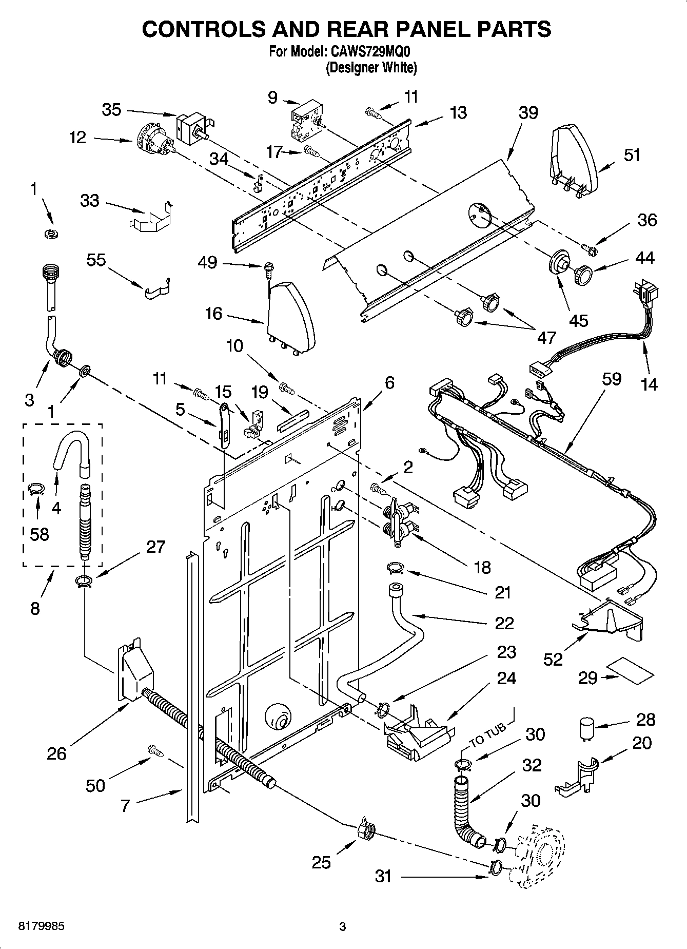 02 - CONTROL AND REAR PANEL PARTS