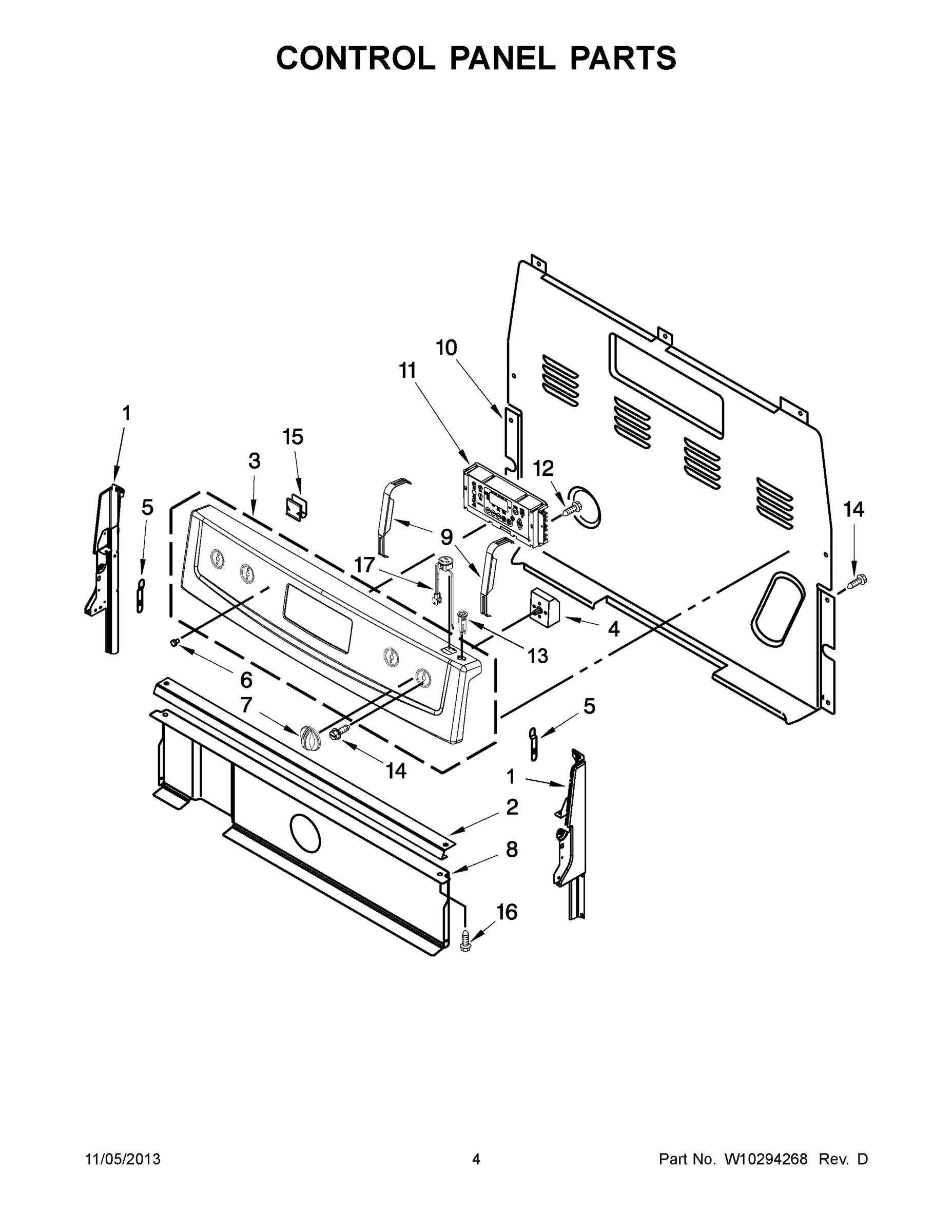 03 - CONTROL PANEL PARTS