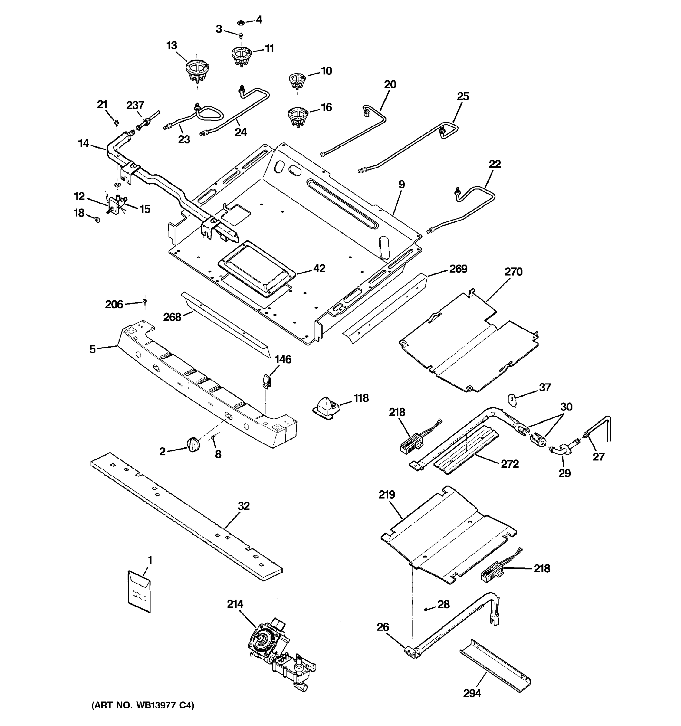 GAS & BURNER PARTS