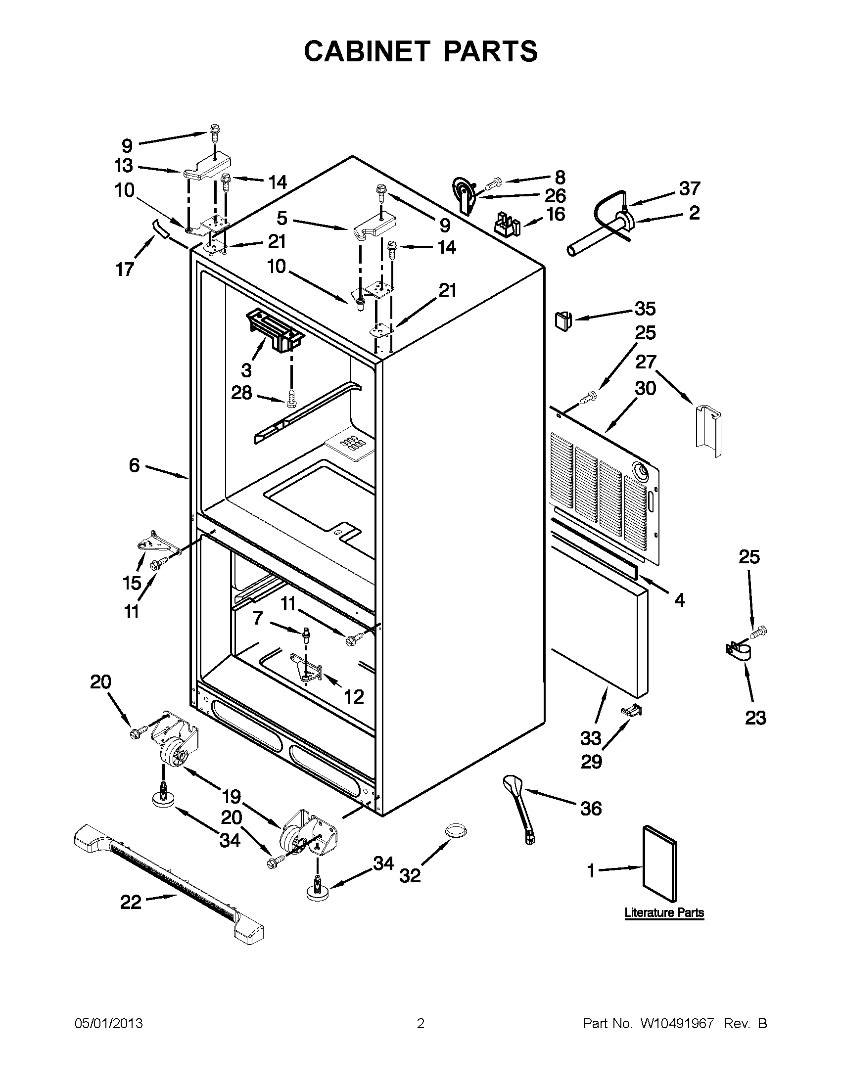 01 - CABINET PARTS
