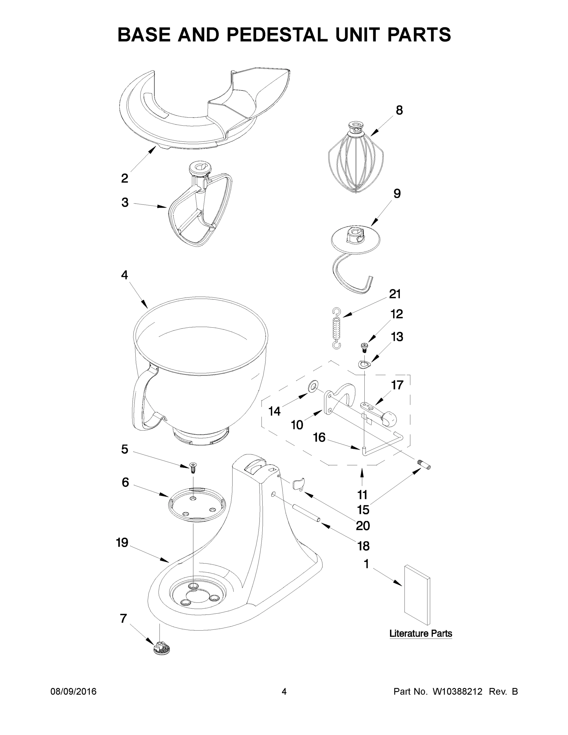 03 - BASE AND PEDESTAL UNIT PARTS