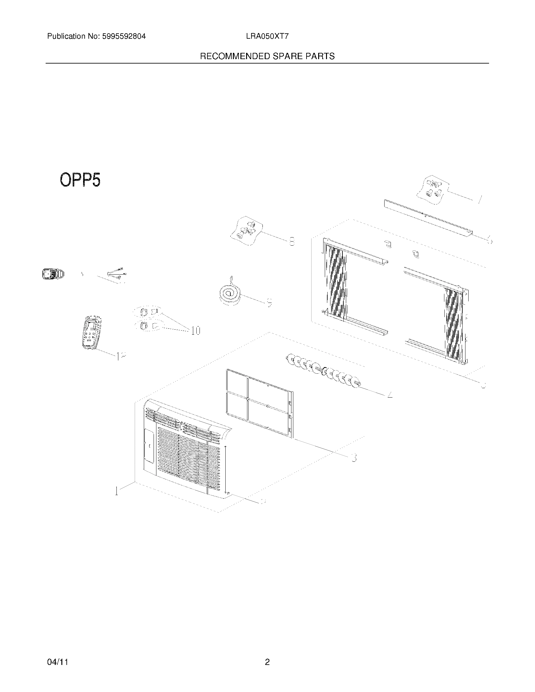 03 - RECOMMENDED SPARE PARTS