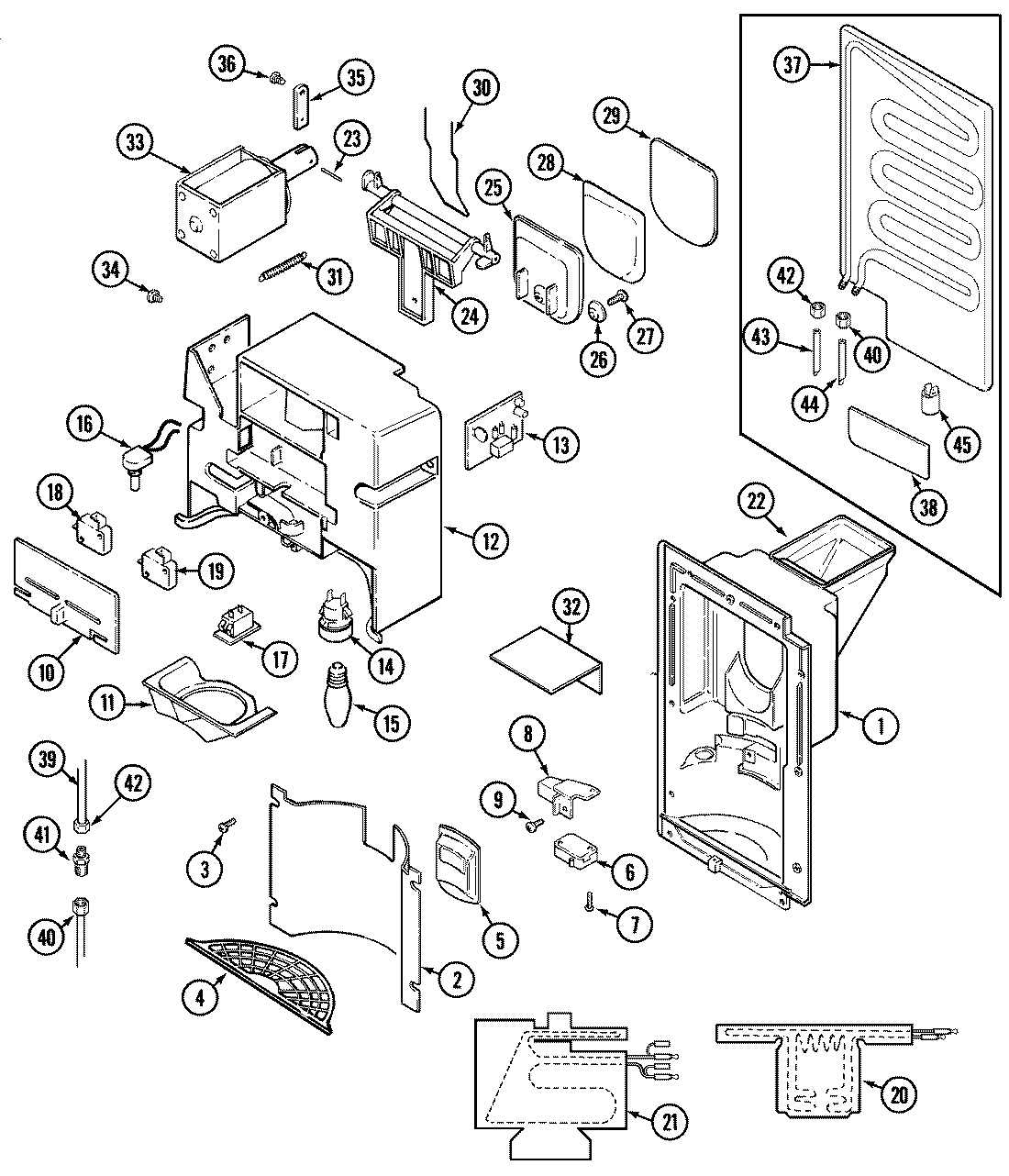 05 - ICE & WATER DISPENSER