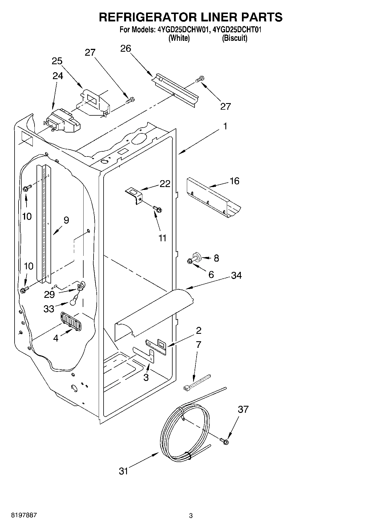 02 - REFRIGERATOR LINER