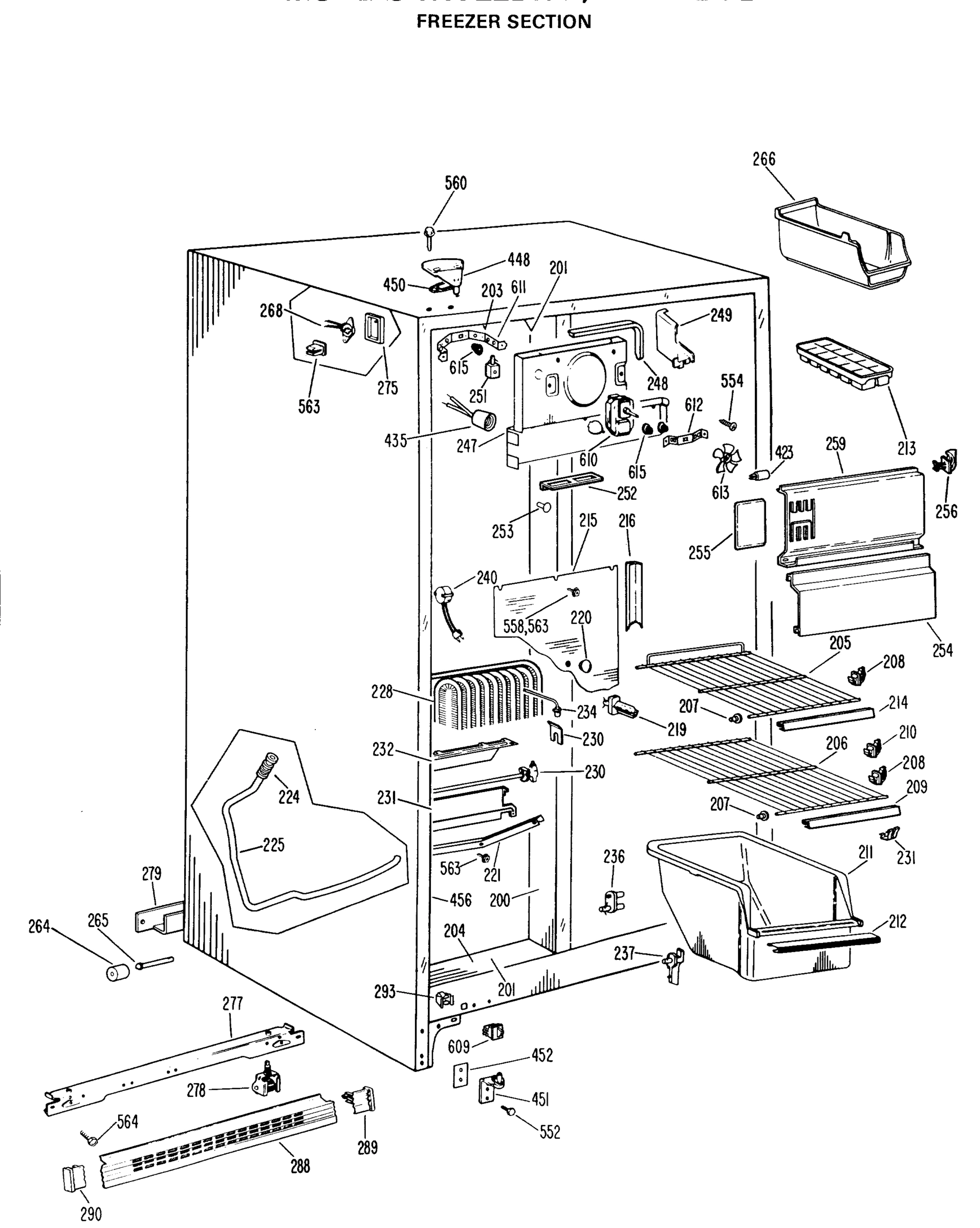 FREEZER SECTION