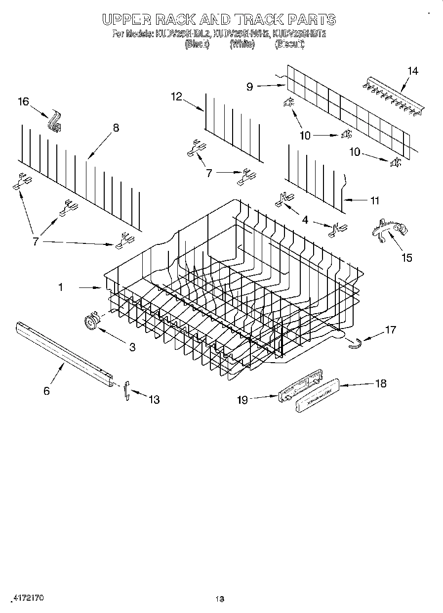 10 - UPPER RACK AND TRACK
