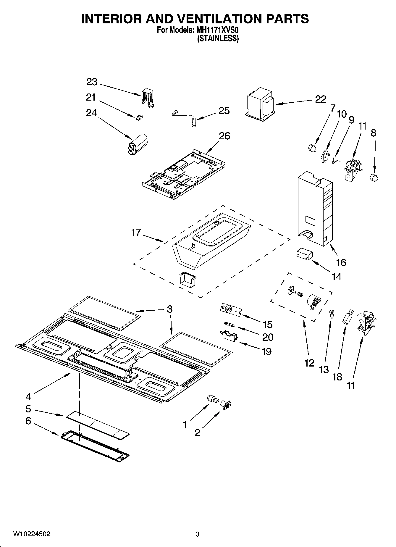 03 - INTERIOR AND VENTILATION PARTS