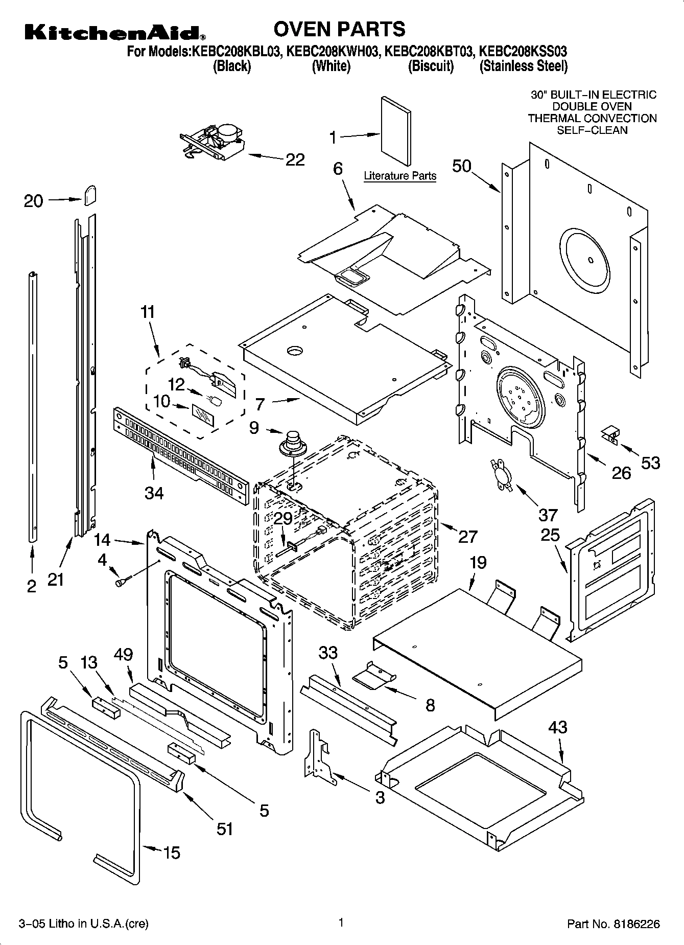 01 - OVEN PARTS