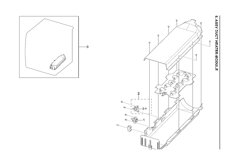 Heater Module Duct Assembly