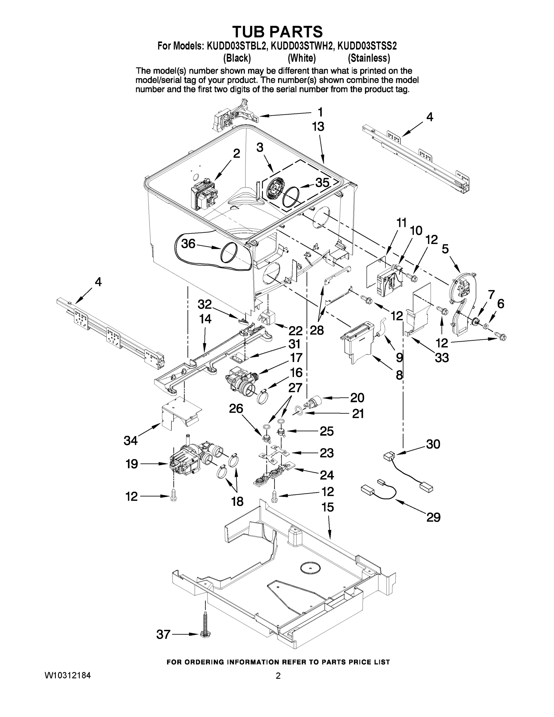 02 - TUB PARTS