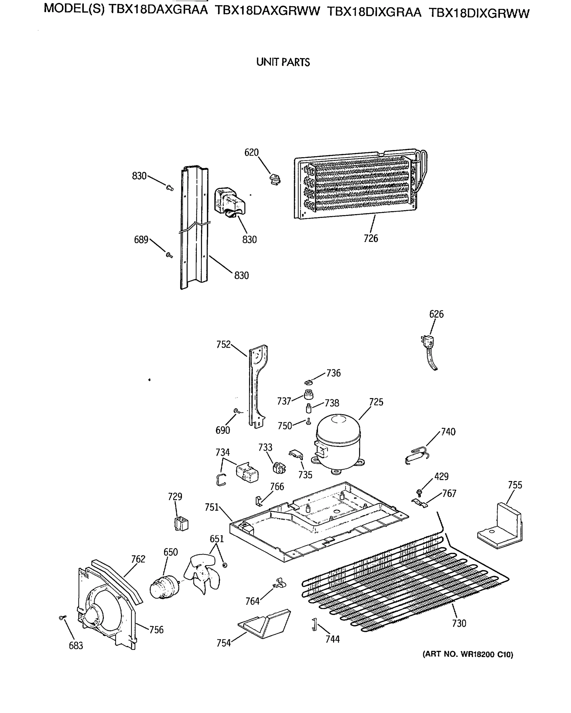 UNIT PARTS
