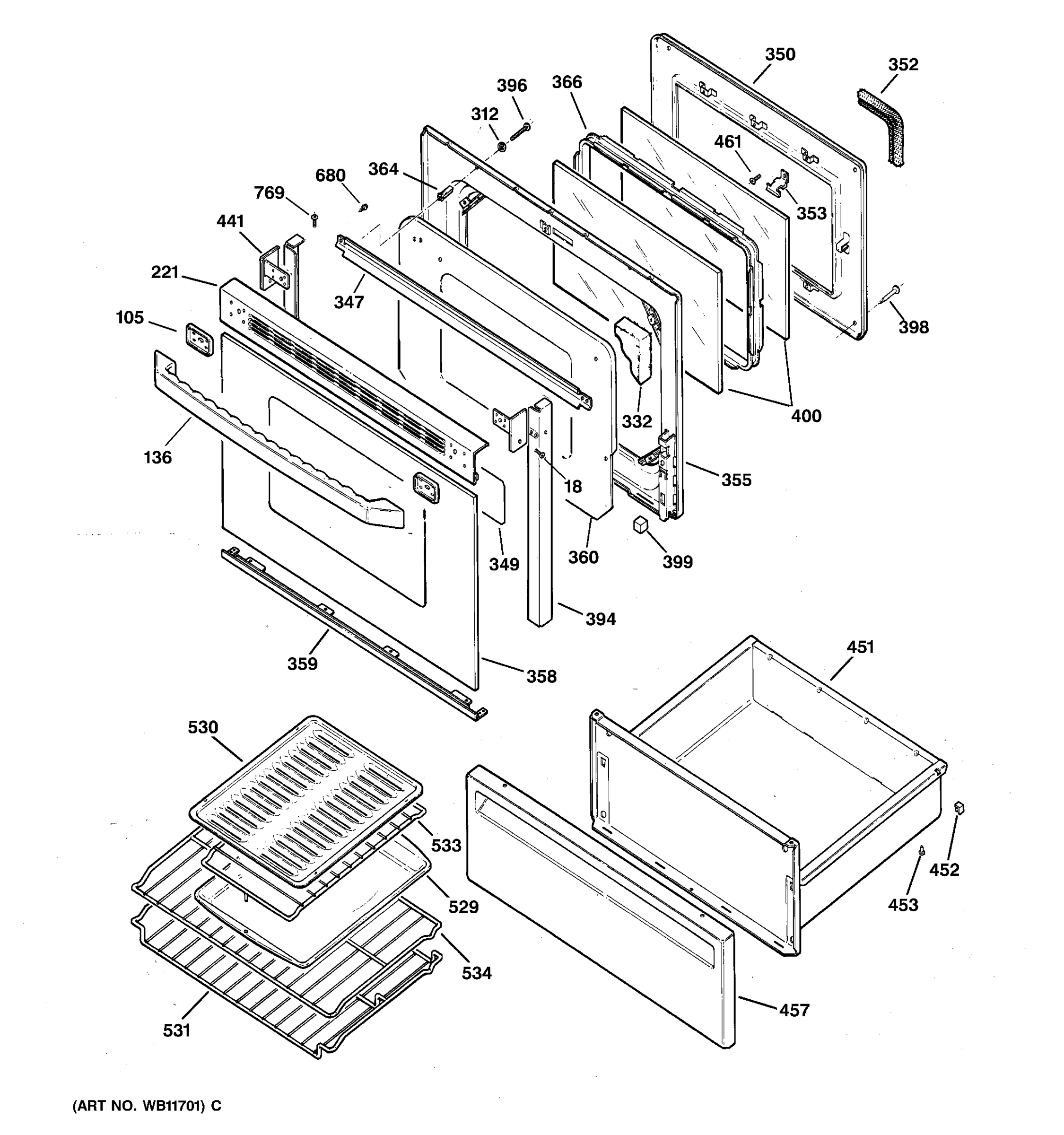 DOOR & DRAWER PARTS