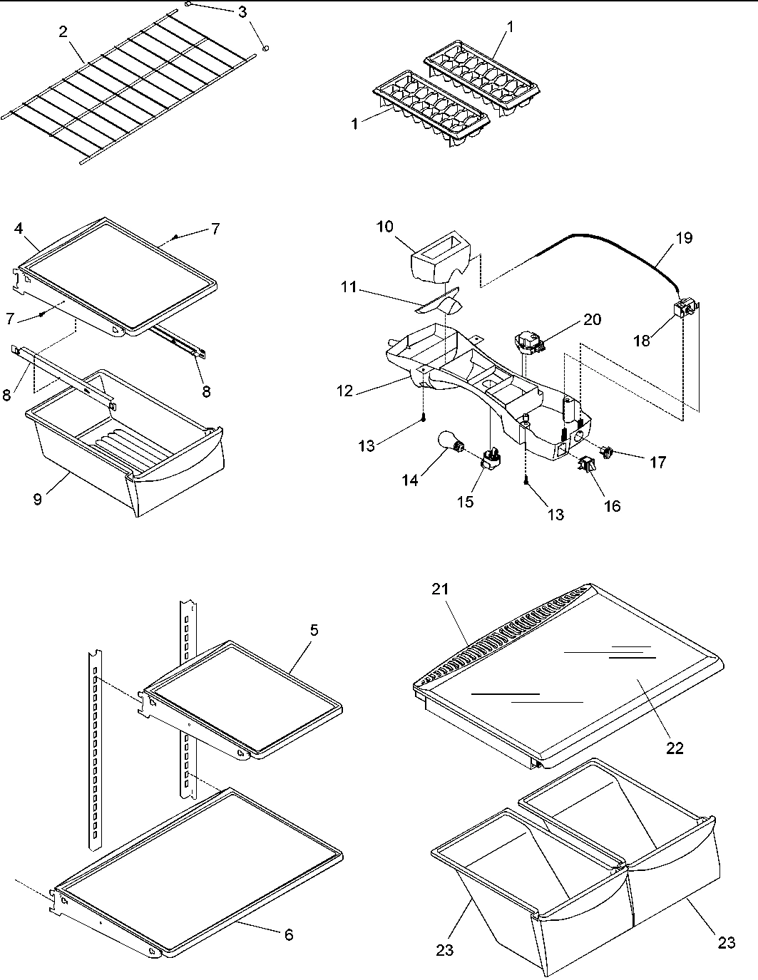 05 - Refrig. Shelving & Light