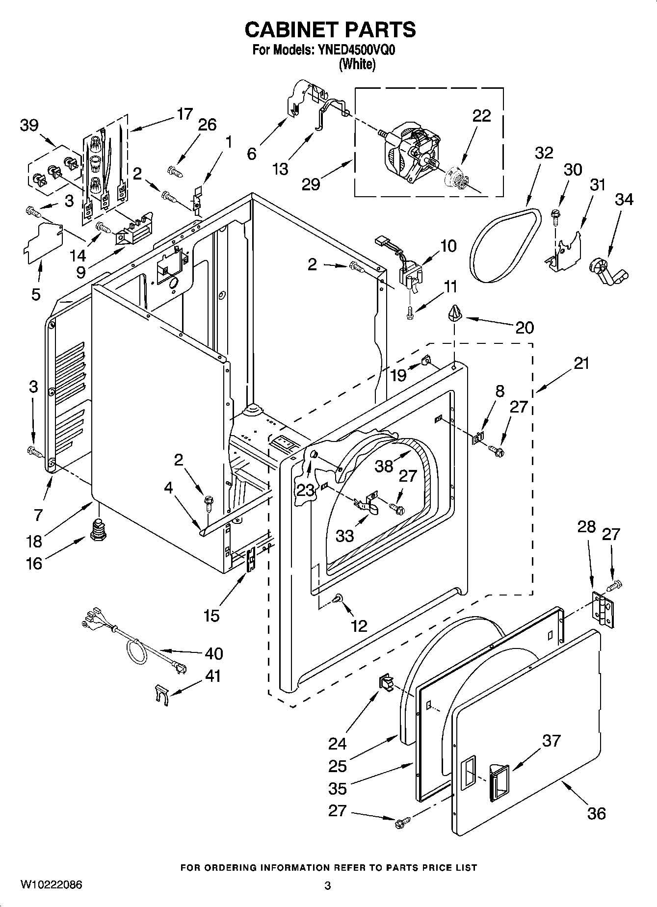 02 - CABINET PARTS