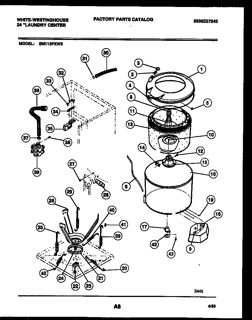 05 - TUBS, WATER VALVE AND LID SWITCH