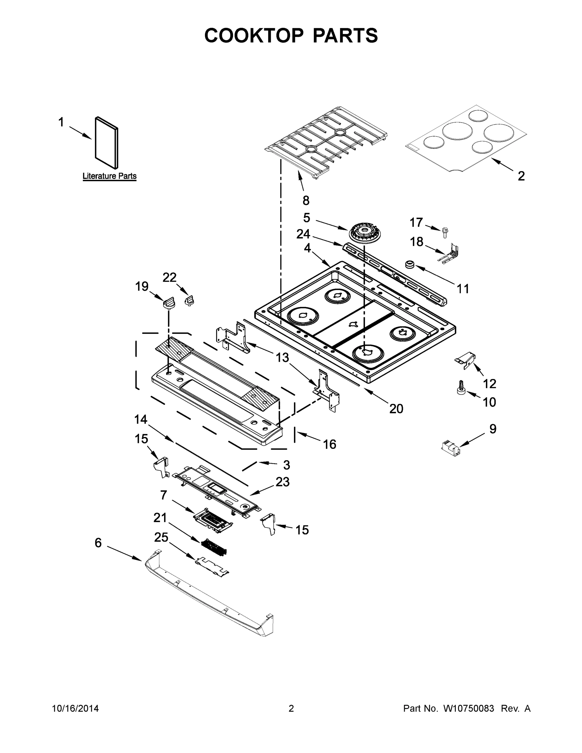 02 - COOKTOP PARTS