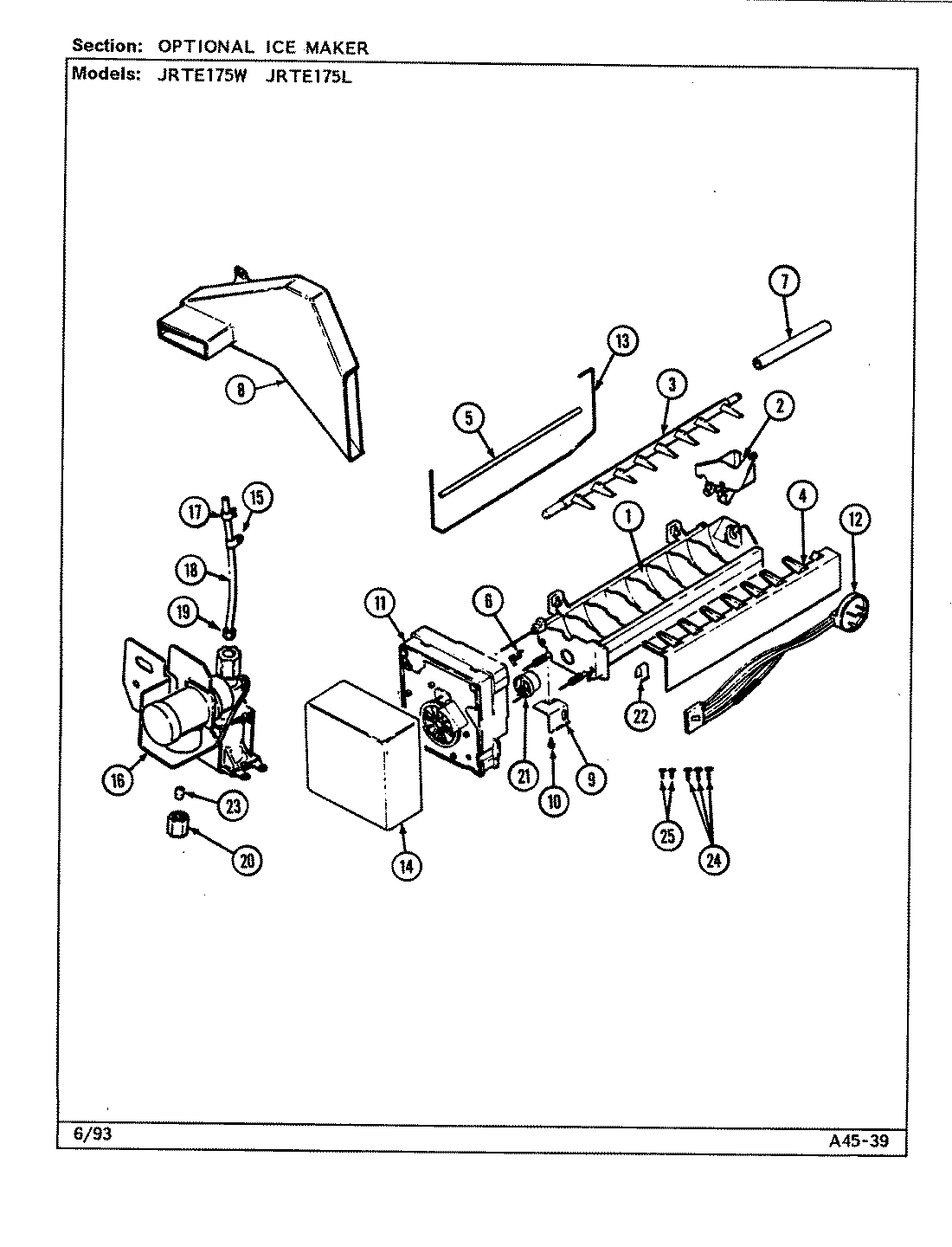05 - OPTIONAL ICE MAKER (B/M DJ32A)